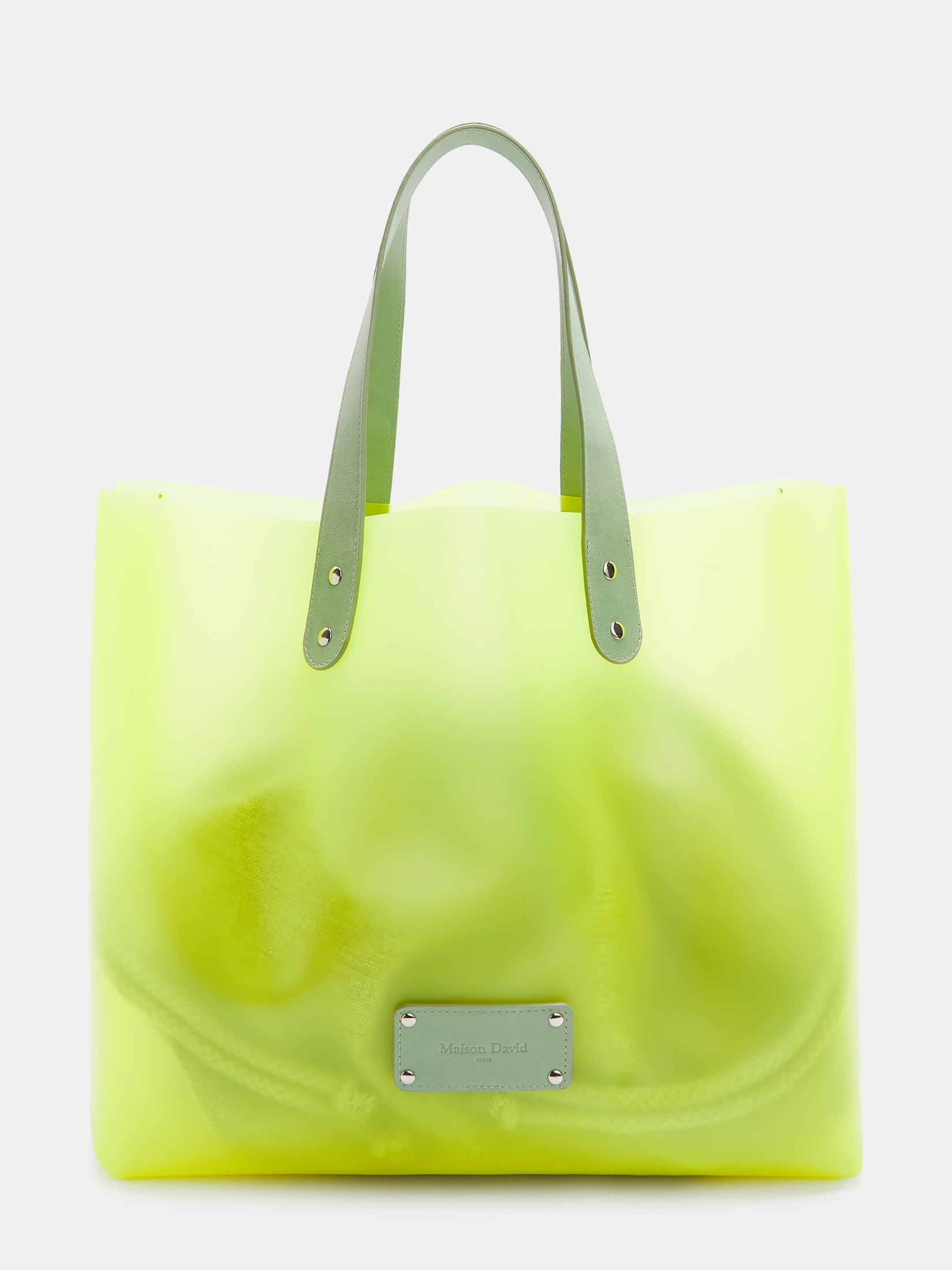 Женский шоппер MAISON DAVID 4729263, желто-зеленый