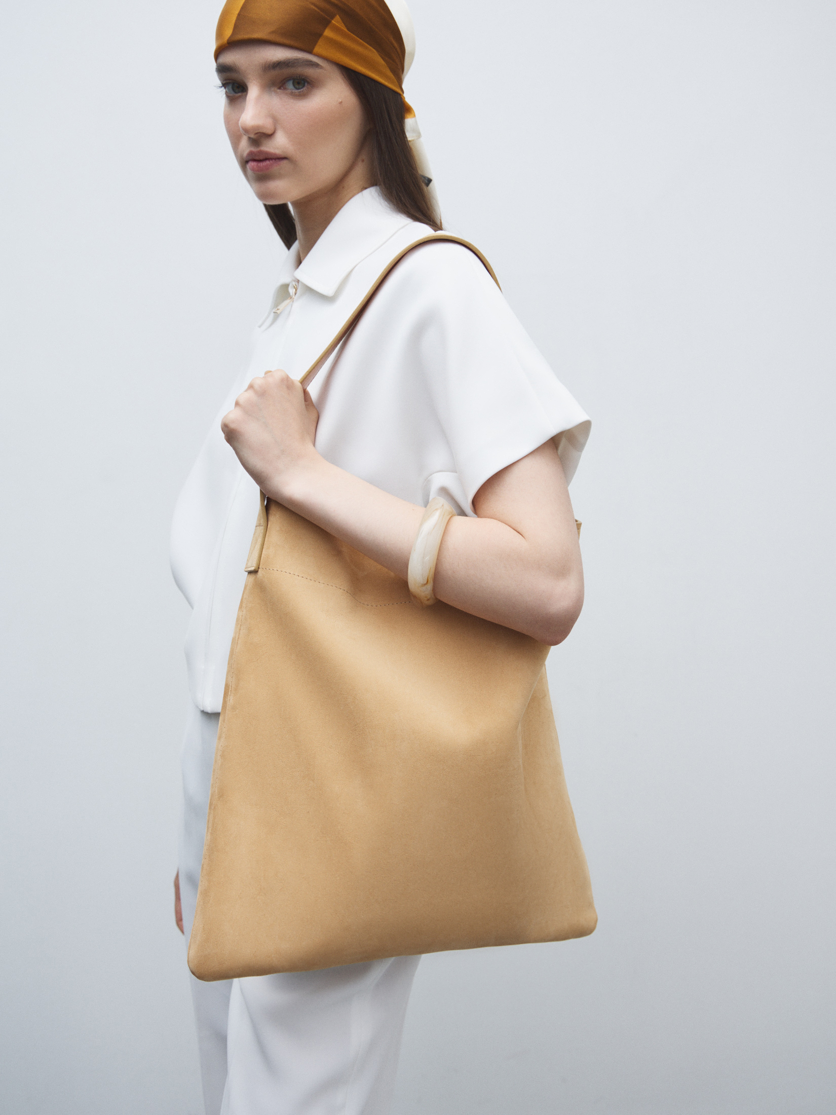 Женский шоппер MAISON DAVID 4646776, песочно-бежевый