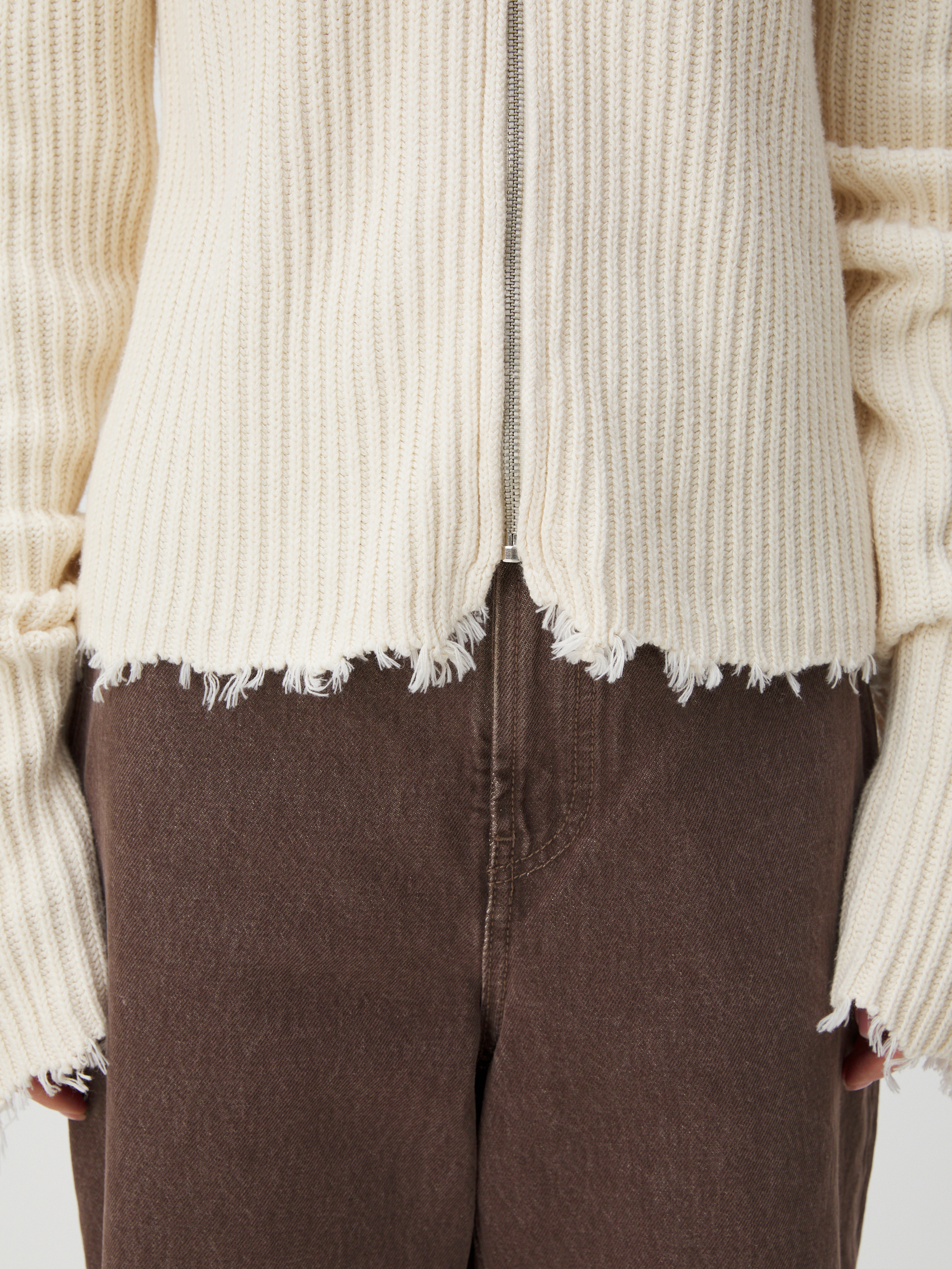 Женский кардиган MAISON DAVID 4449968, молочно-белый