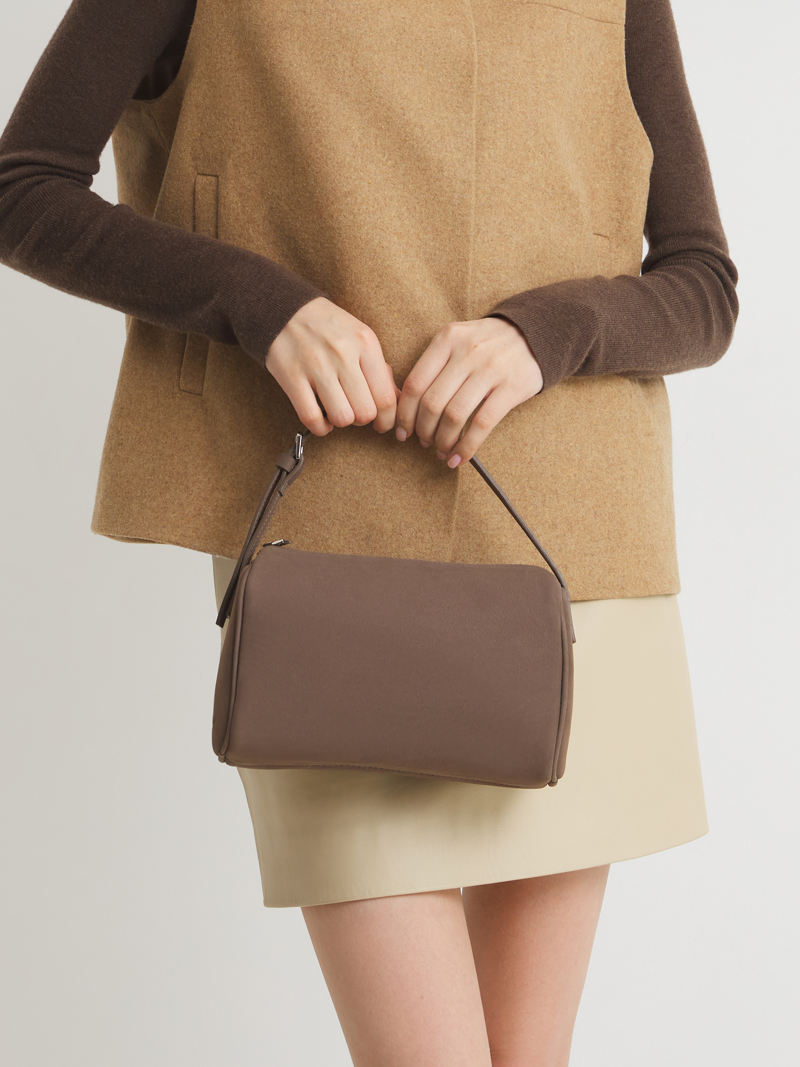 Женская сумка MAISON DAVID 4489228, пыльно-коричневый