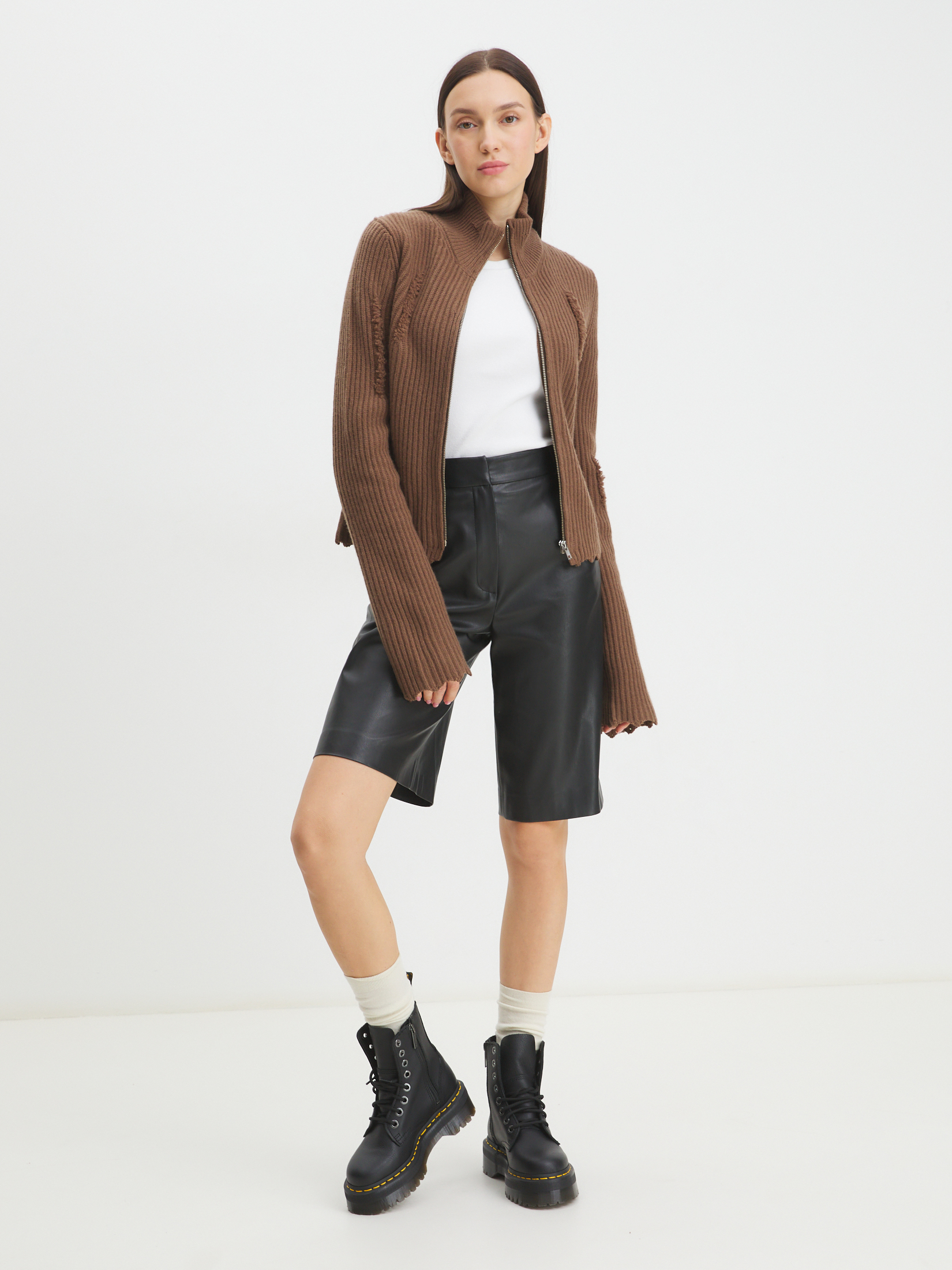 Женский кардиган MAISON DAVID 4351153, коричневый