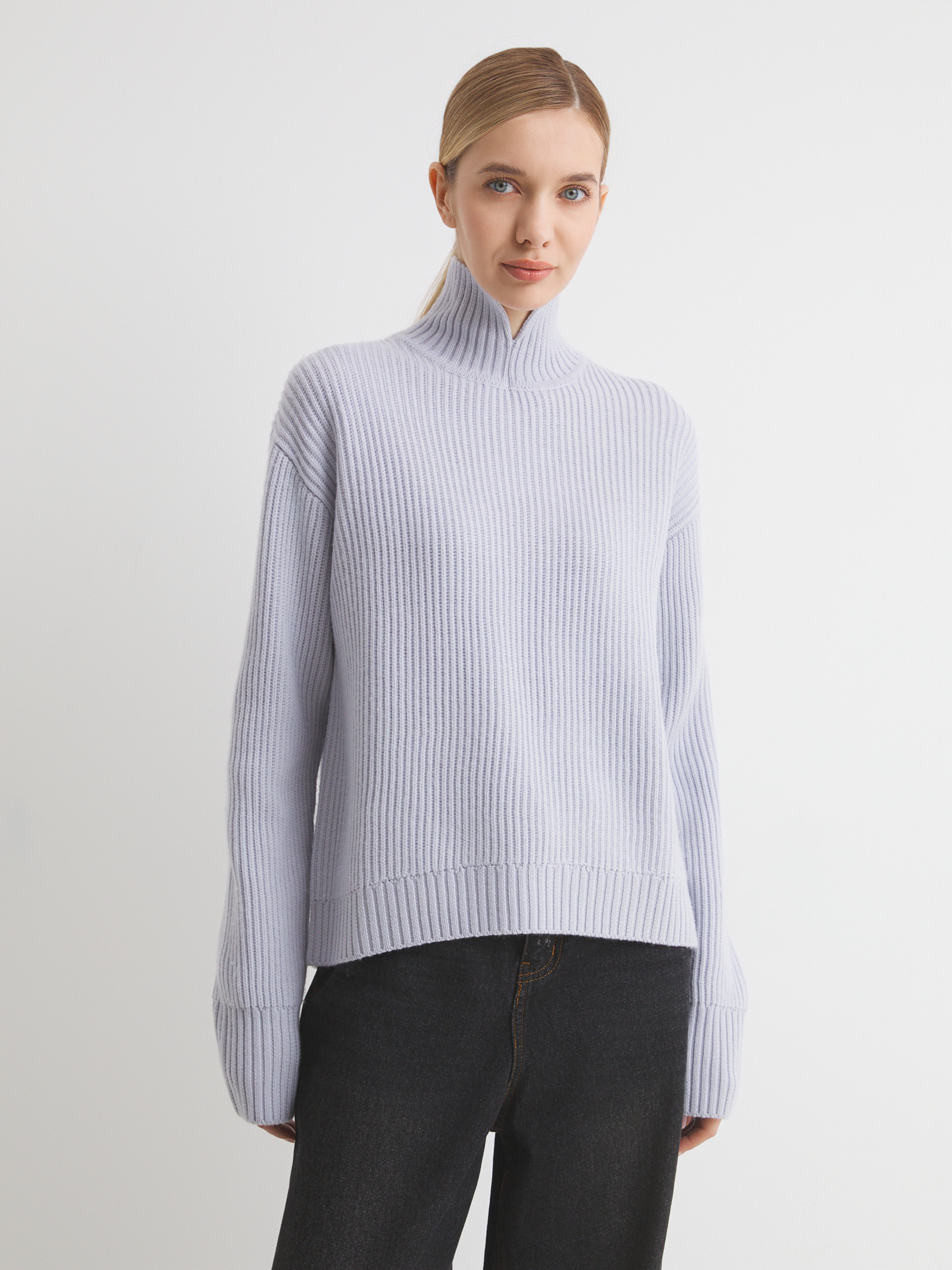 Женский свитер MAISON DAVID 4381849, бледно-фиолетовый