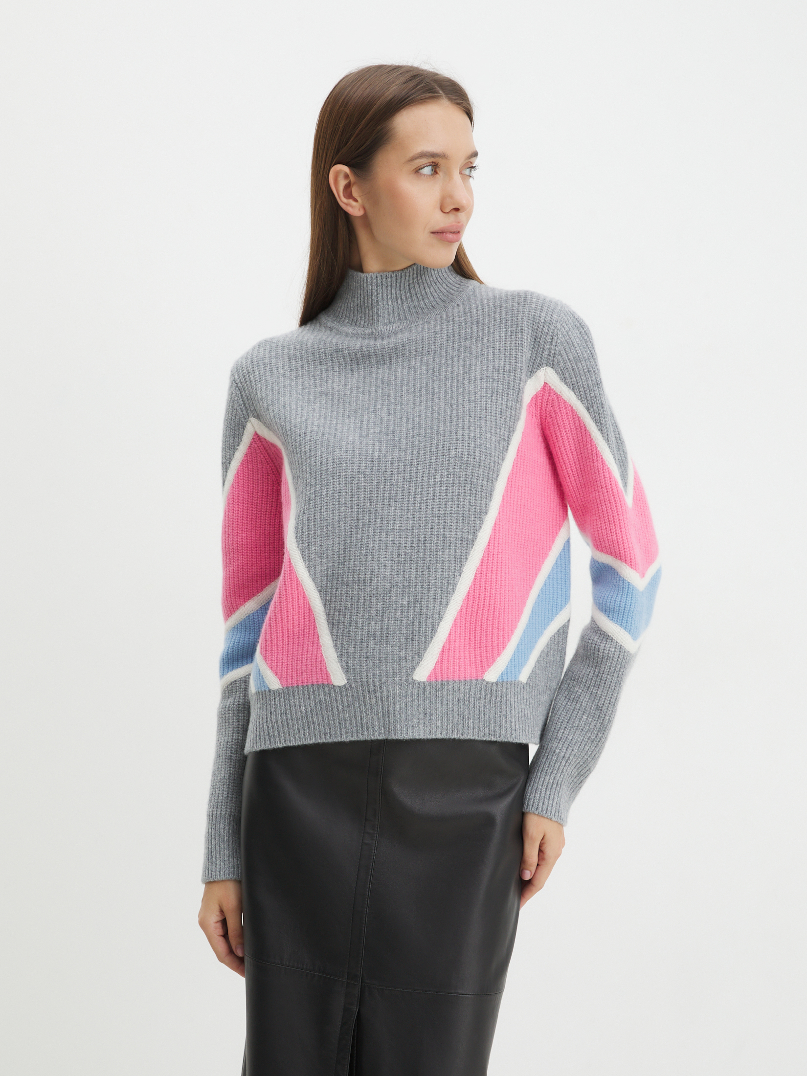 Женский свитер MAISON DAVID 3841774, серый