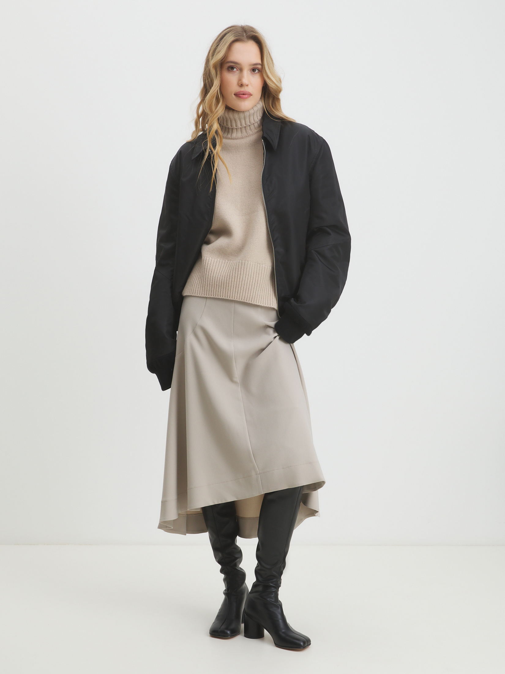 Женский свитер MAISON DAVID 4406624, серовато-бежевый