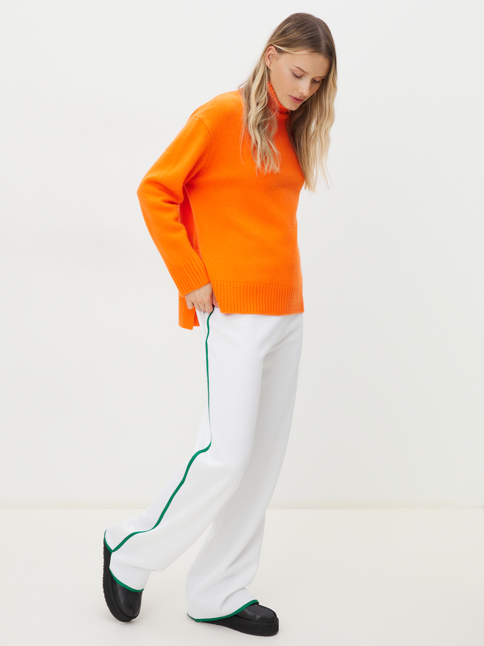 Женский свитер MAISON DAVID 4309173, апельсиновый