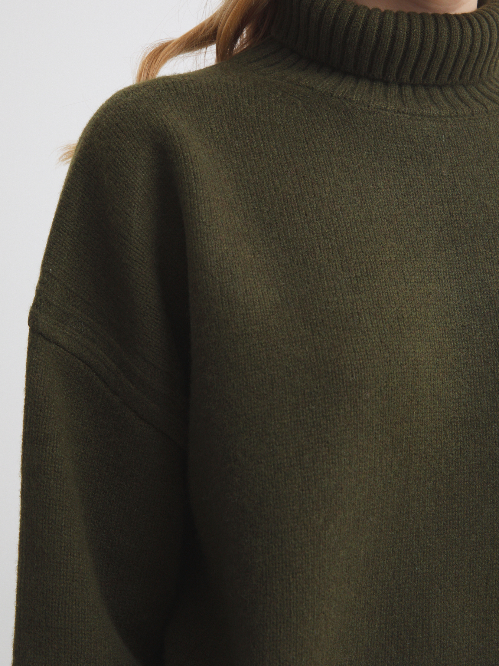 Женский свитер MAISON DAVID 4381763, хаки