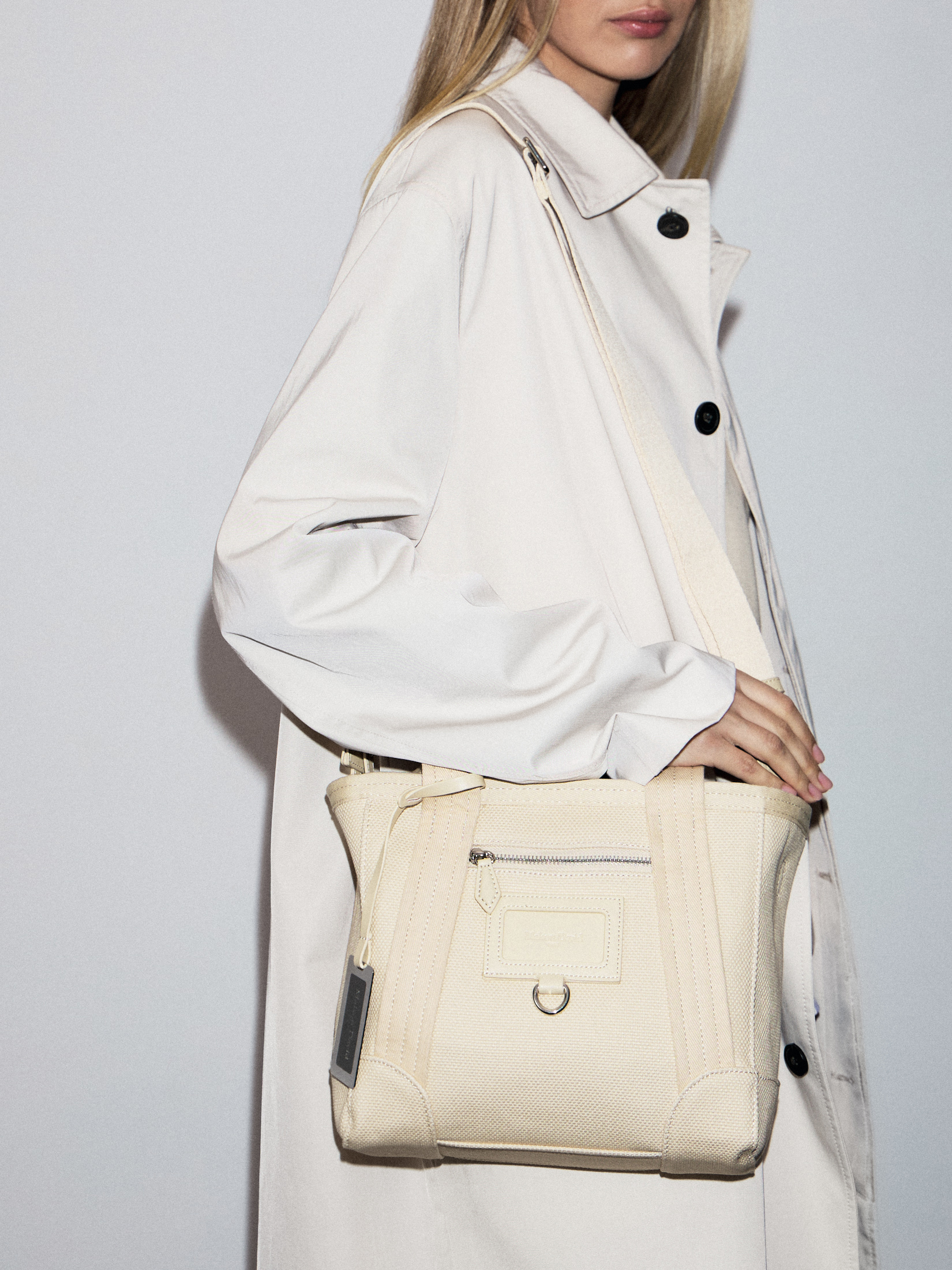 Женский тоут MAISON DAVID 4740740, светло-бежевый