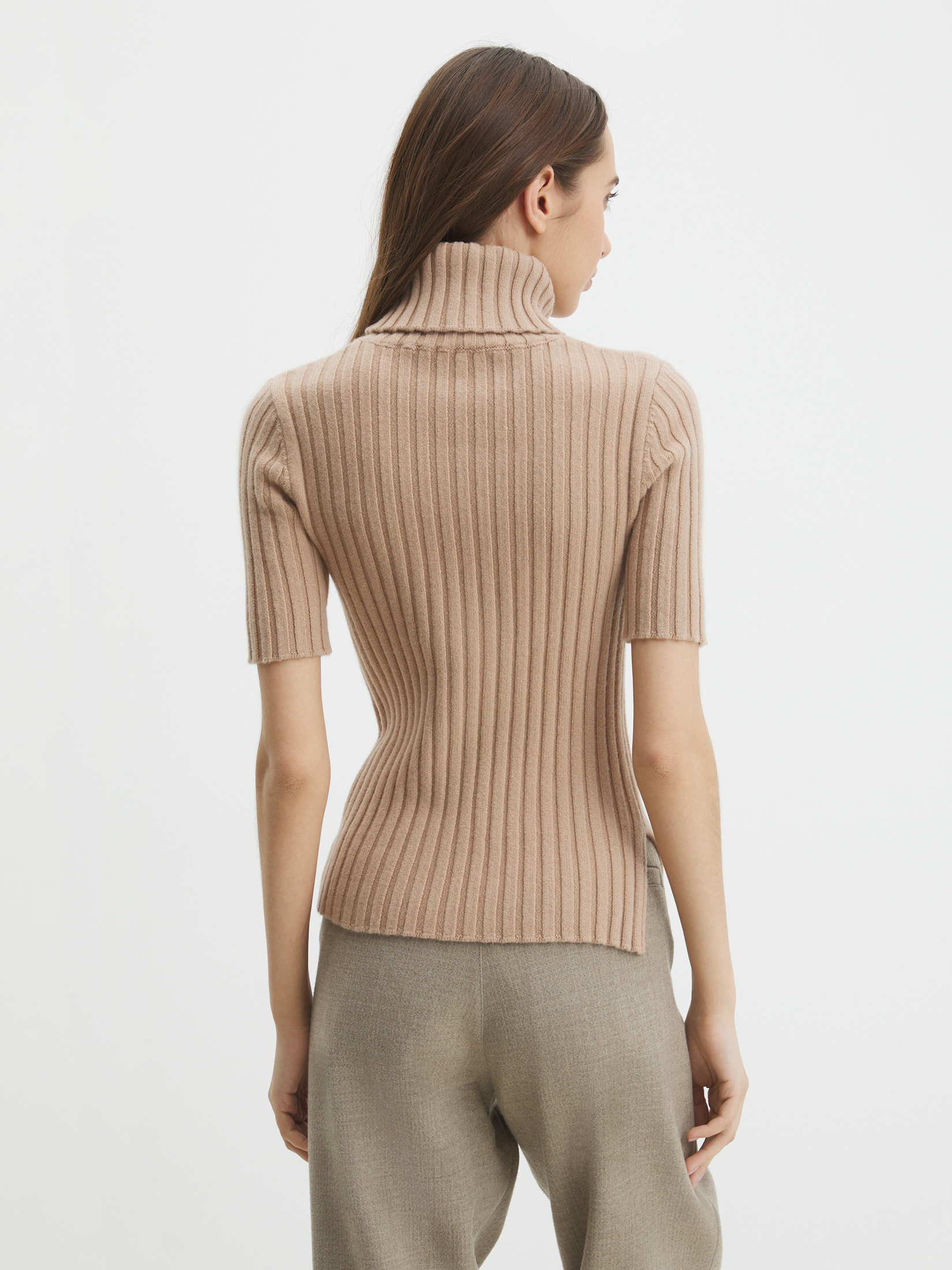 Женская водолазка MAISON DAVID 4450727, серо-бежевый