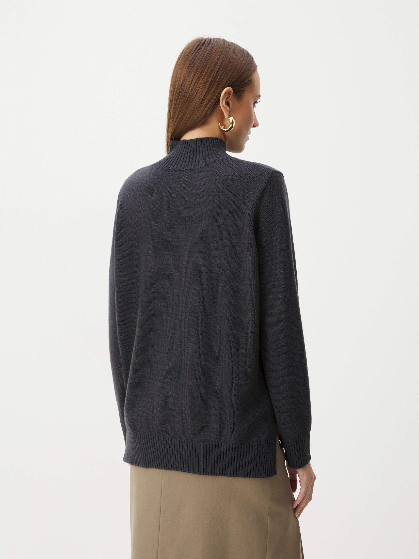 Женский свитер MAISON DAVID 4332178, темно-серый