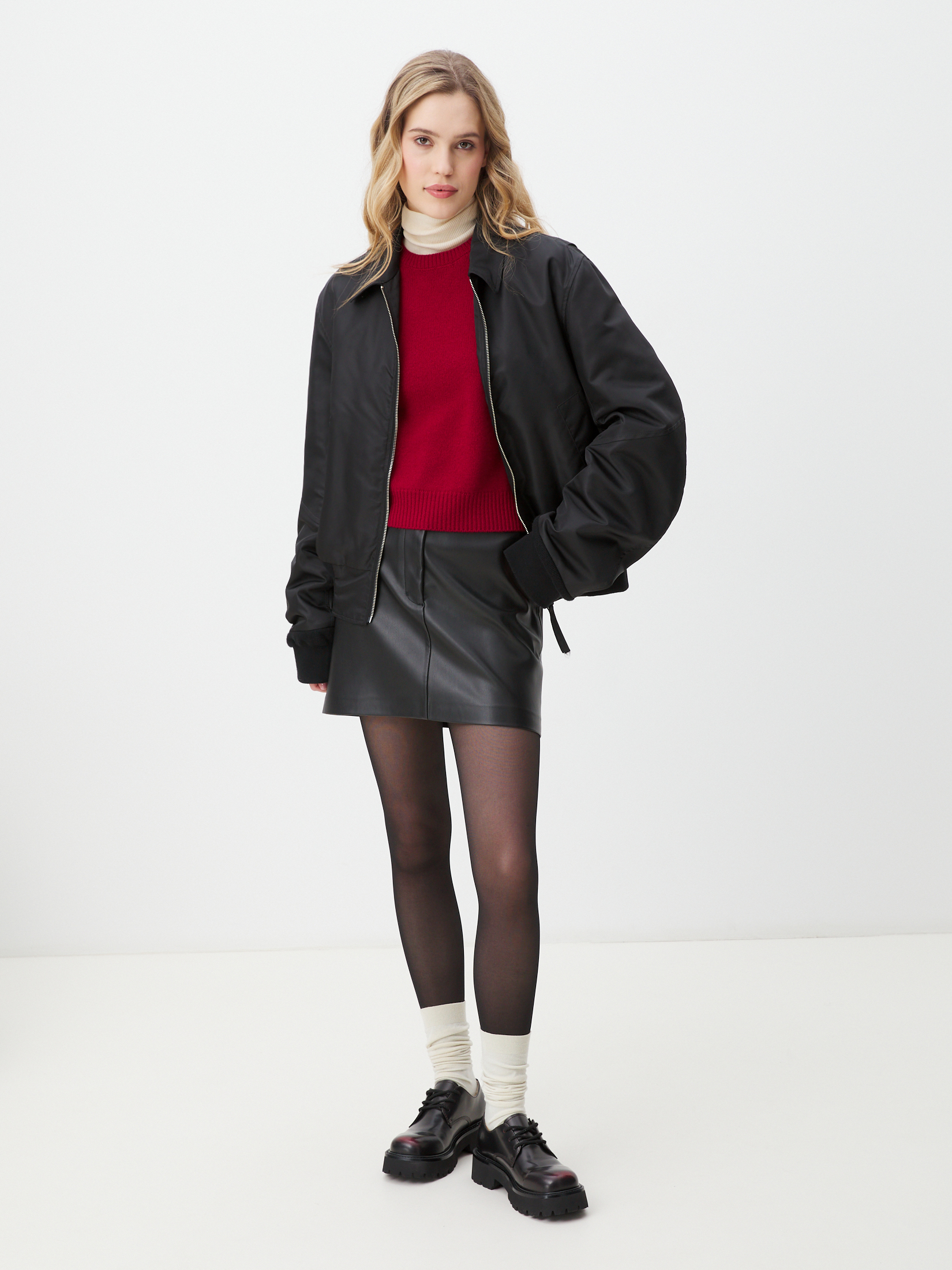 Женский джемпер MAISON DAVID 4406751, рубиновый