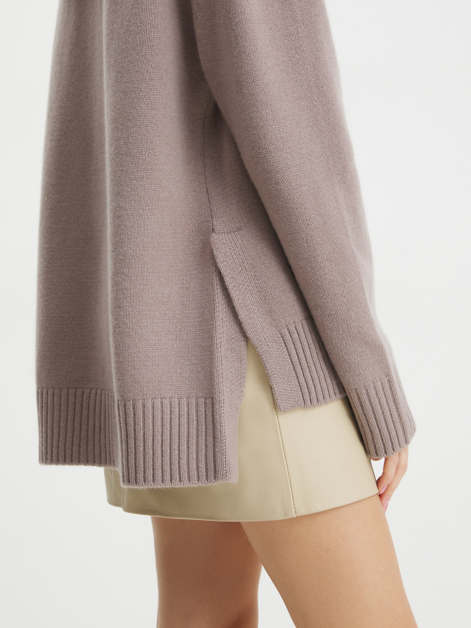 Женский свитер MAISON DAVID 4350983, коричневато-серый