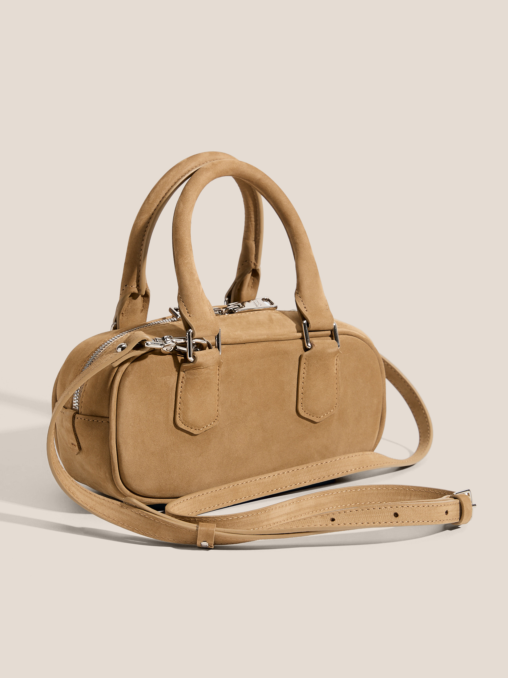 Женская сумка MAISON DAVID 4798732, зеленовато-бежевый