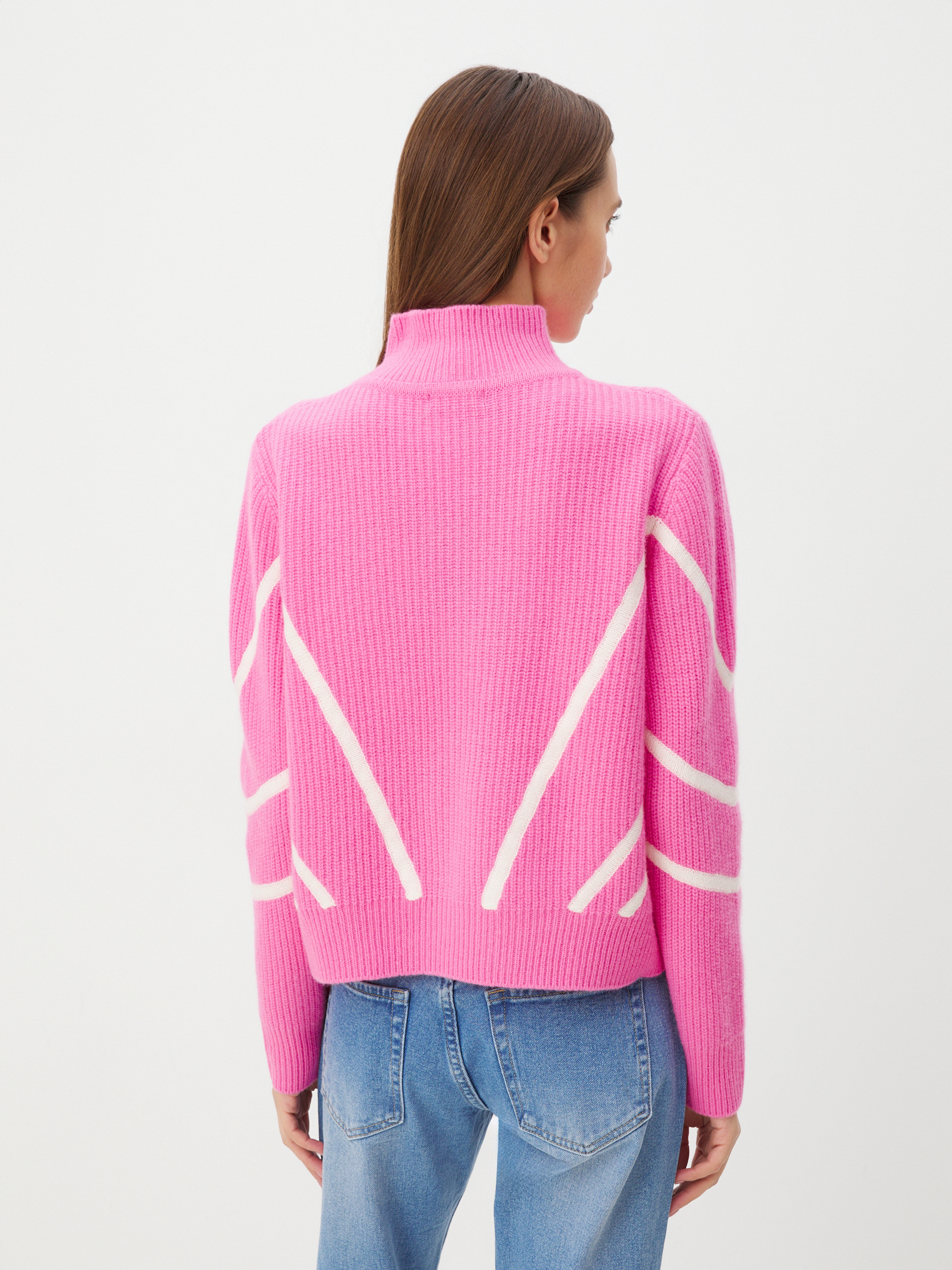 Женский свитер MAISON DAVID 3841778, розовый