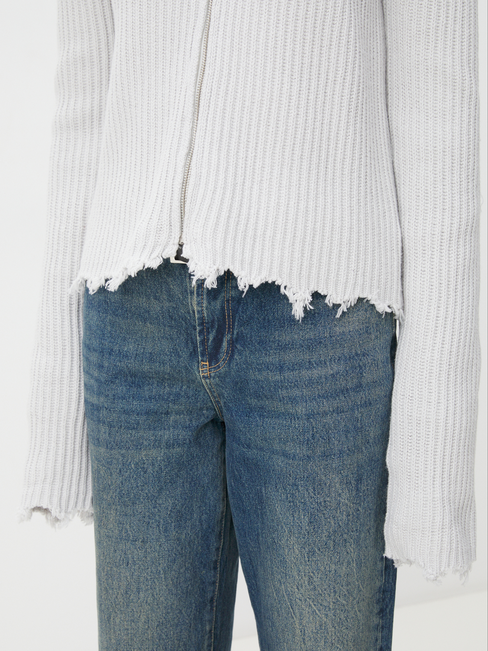 Женский кардиган MAISON DAVID 4449961, бледно-серый