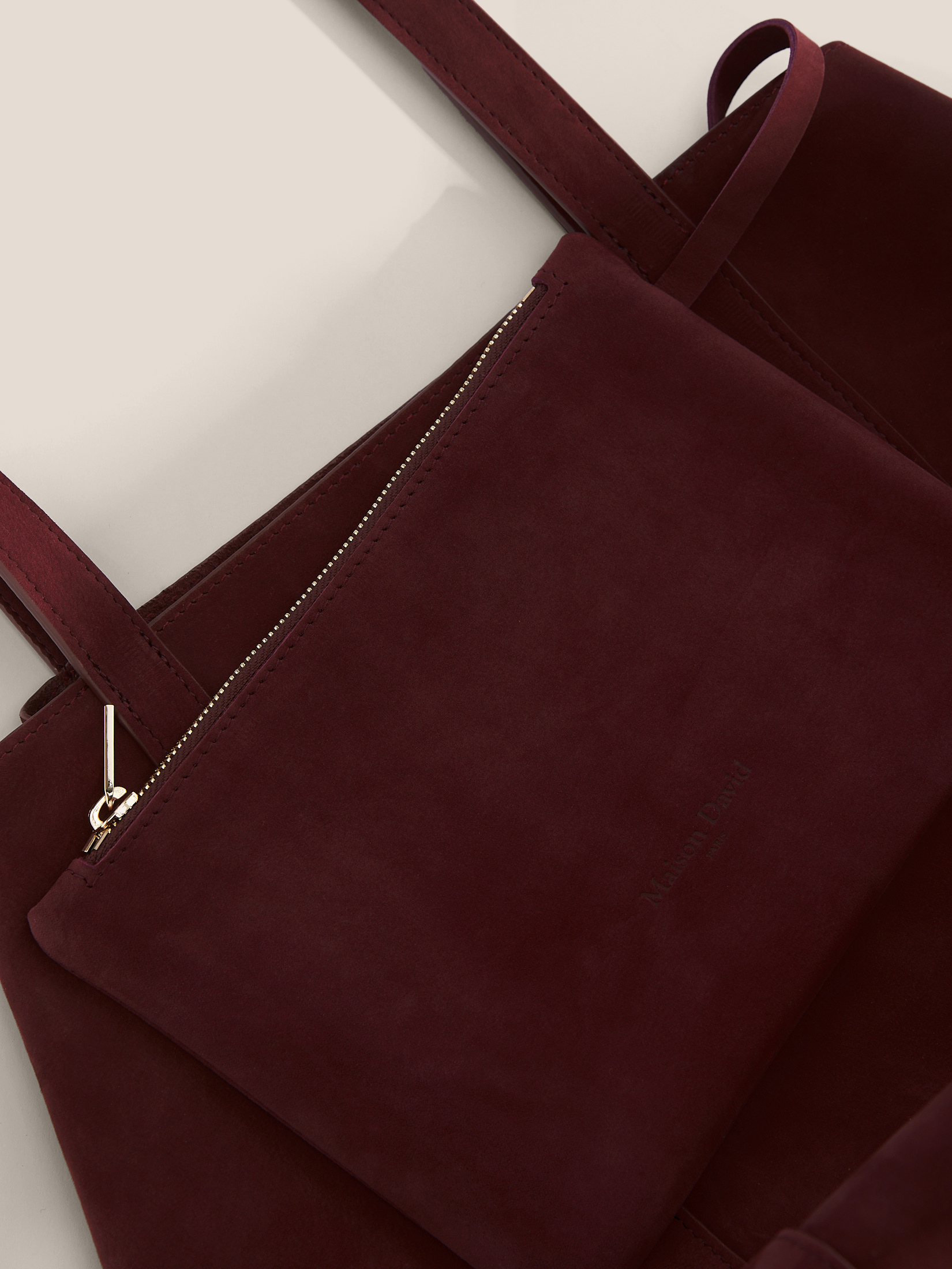 Женский шоппер MAISON DAVID 4661374, бордовый