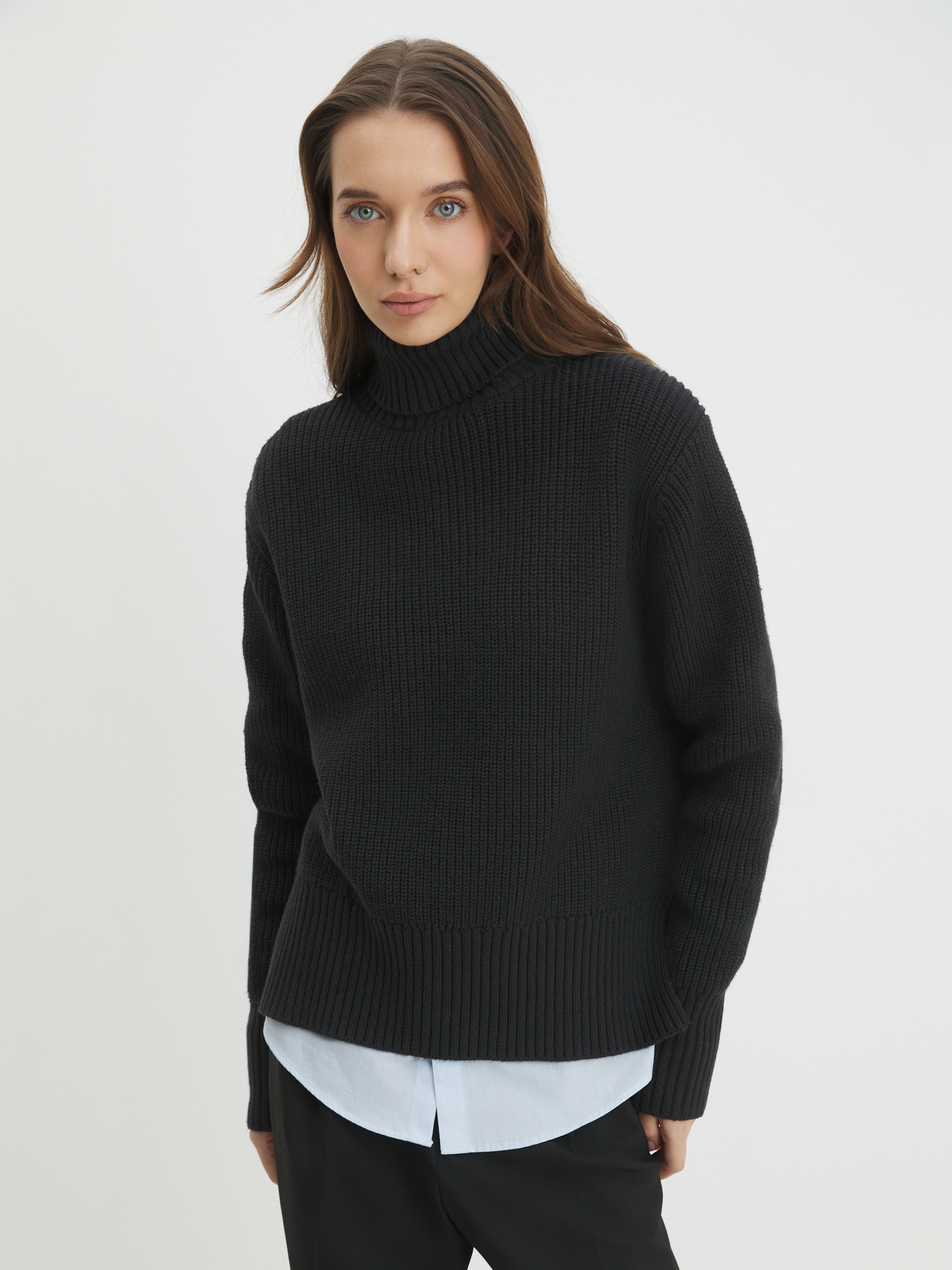 Женский свитер MAISON DAVID 4450931, черный