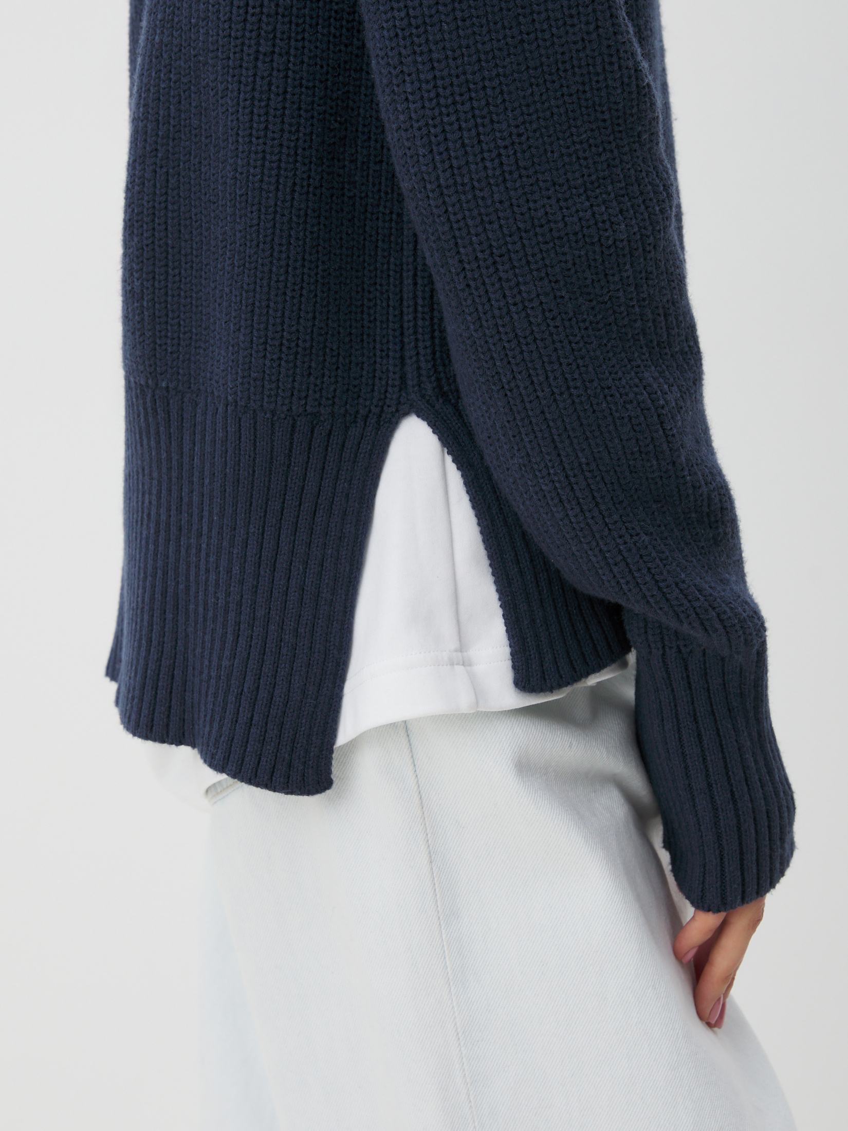 Женский свитер MAISON DAVID 4450941, темно-синий