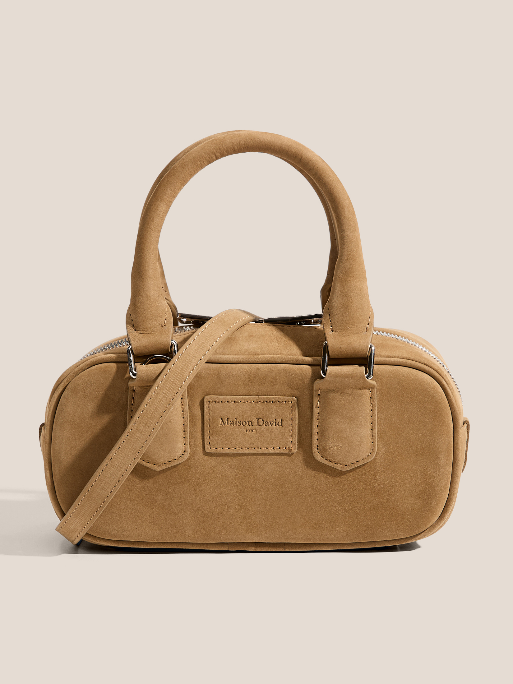 Женская сумка MAISON DAVID 4798732, зеленовато-бежевый