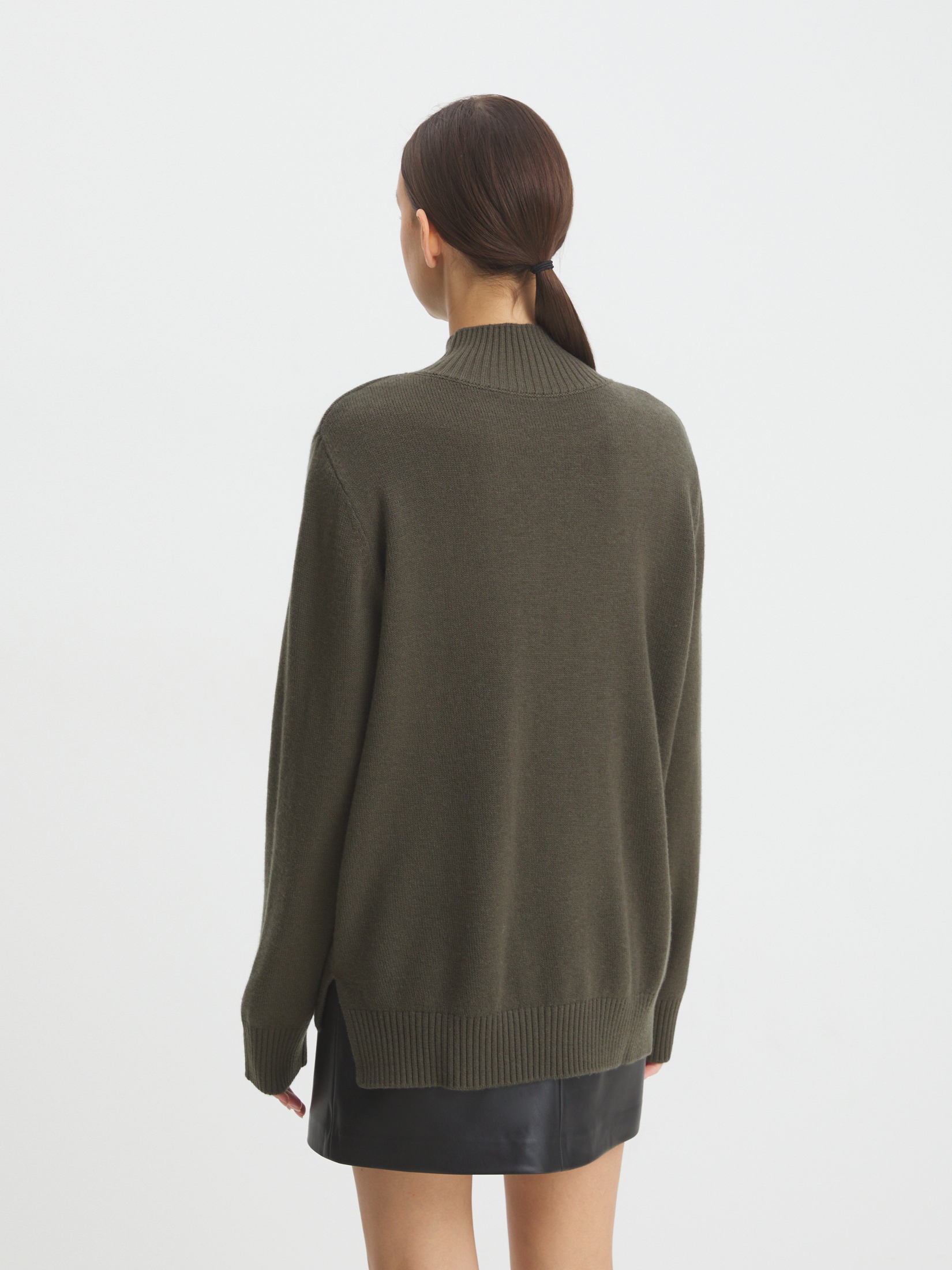 Женский свитер MAISON DAVID 4332184, хаки