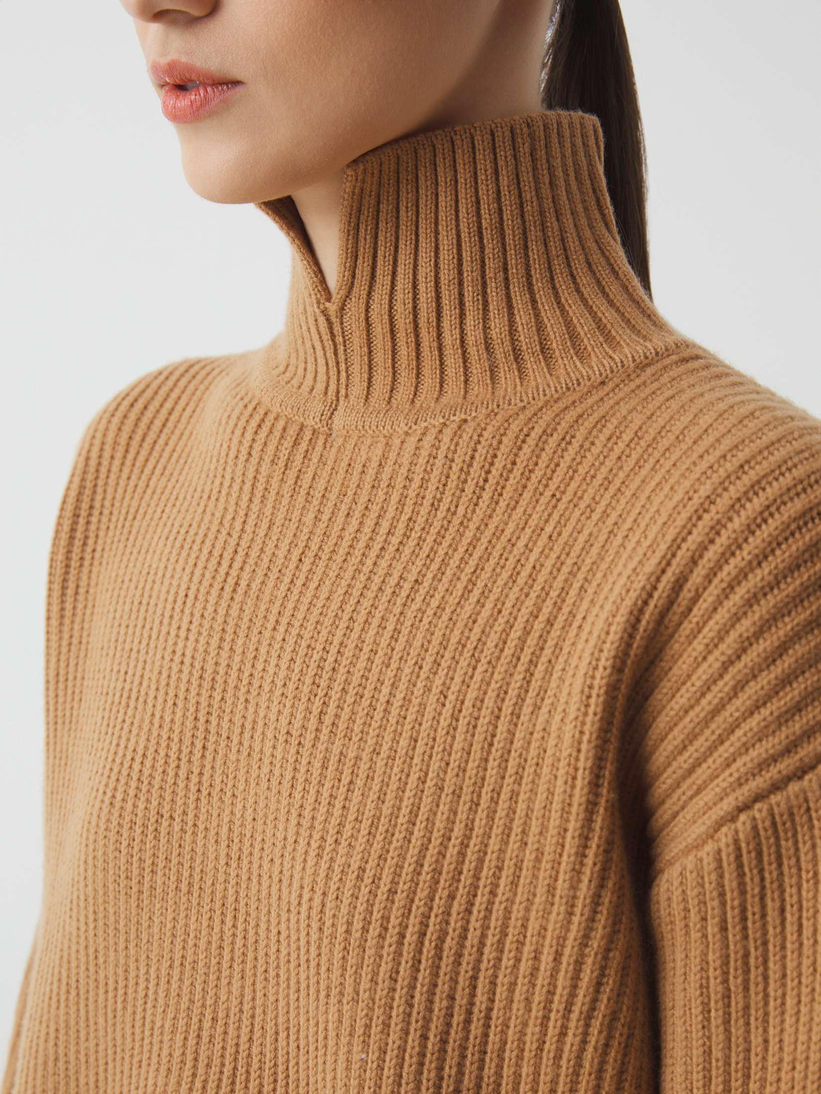 Женский свитер MAISON DAVID 4381859, коричнево-бежевый