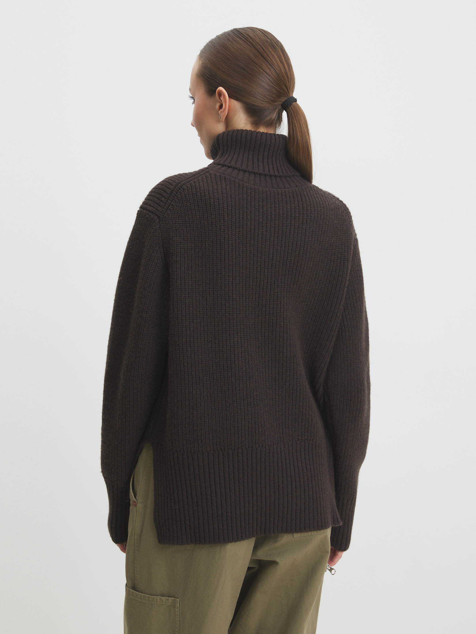 Женский свитер MAISON DAVID 4450906, серо-коричневый