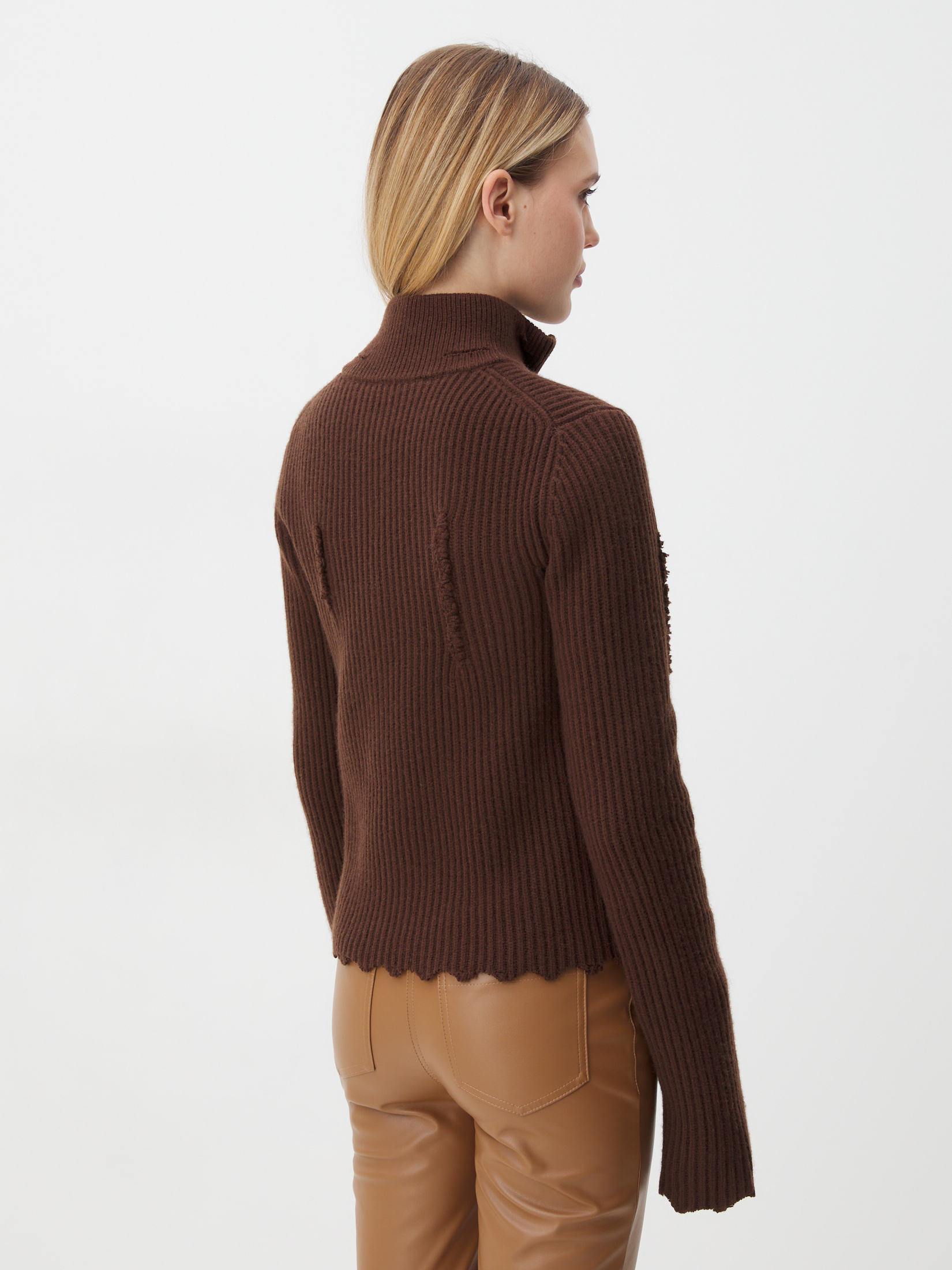 Женский кардиган MAISON DAVID 4351160, темно-коричневый