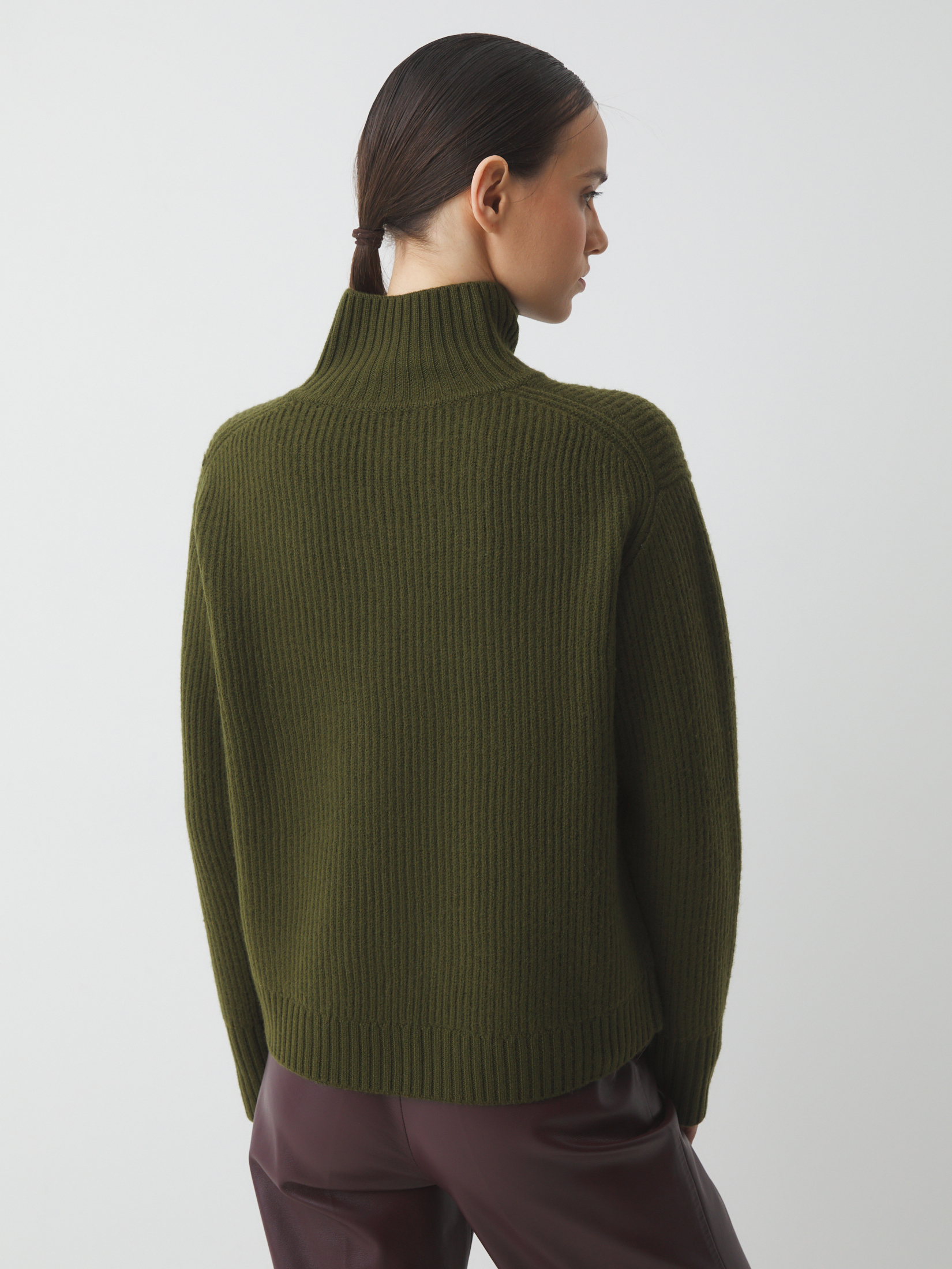 Женский свитер MAISON DAVID 4381929, хаки