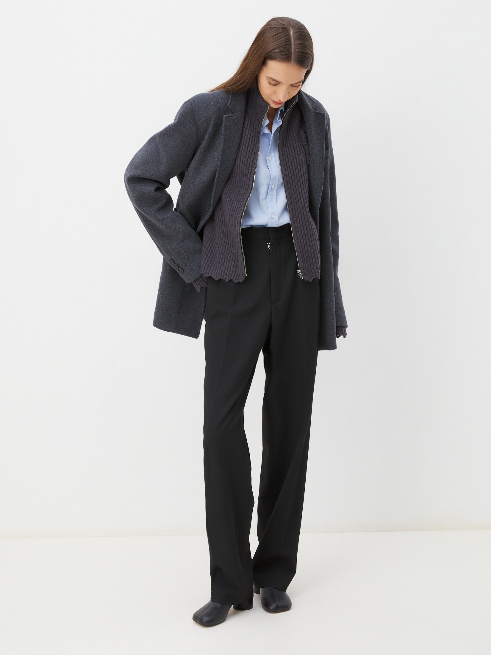 Женский кардиган MAISON DAVID 4351090, антрацитовый