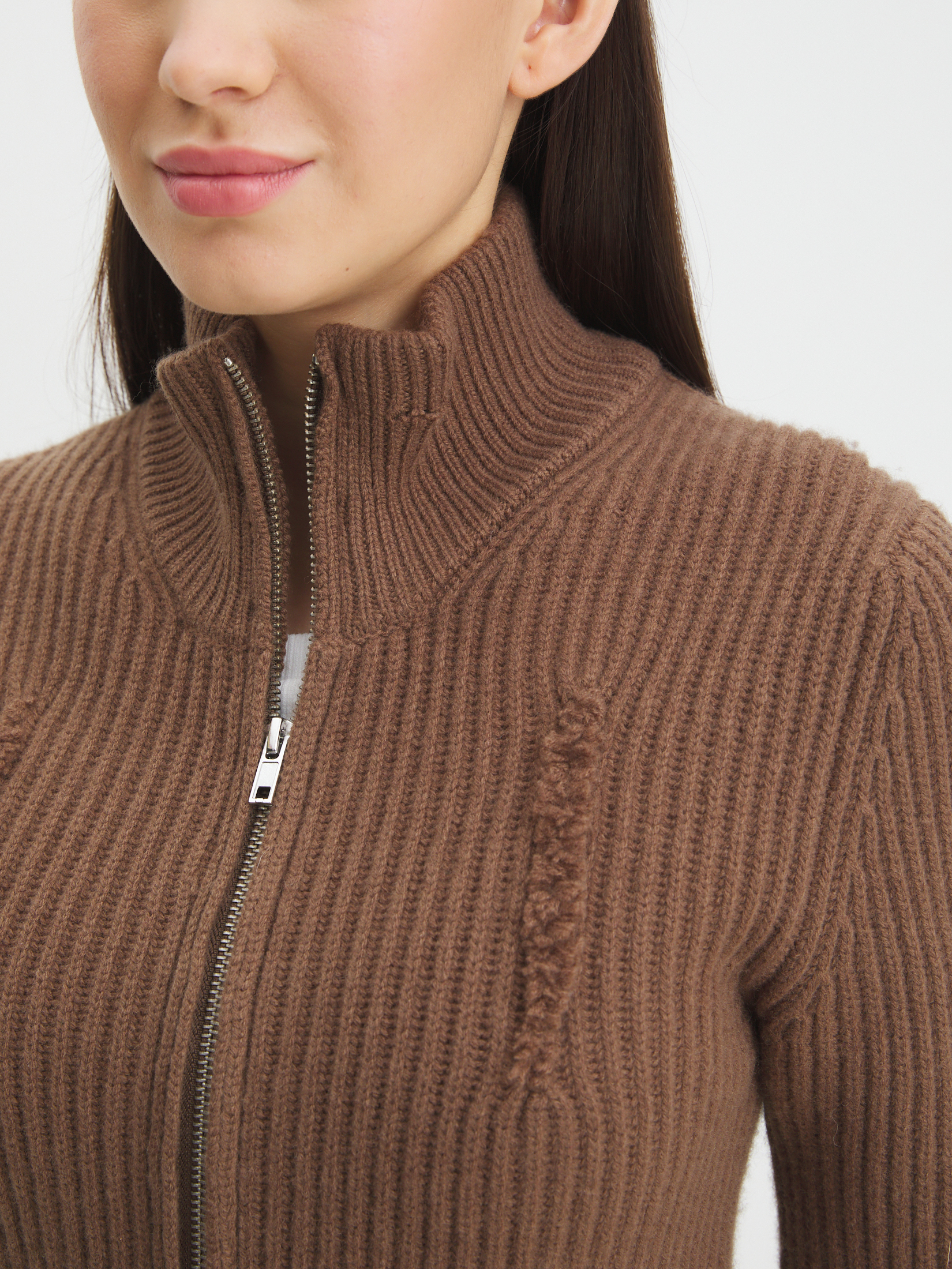 Женский кардиган MAISON DAVID 4351153, коричневый