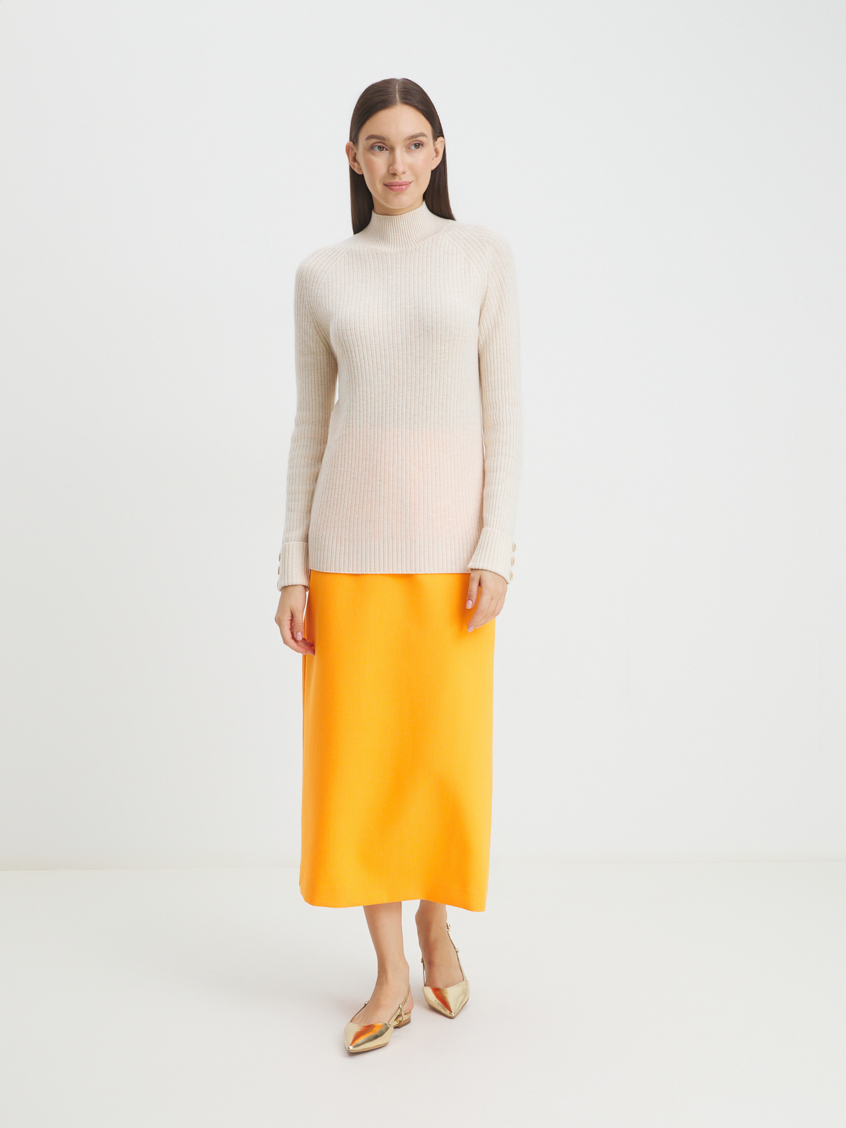 Женский свитер MAISON DAVID 4332346, молочно-бежевый