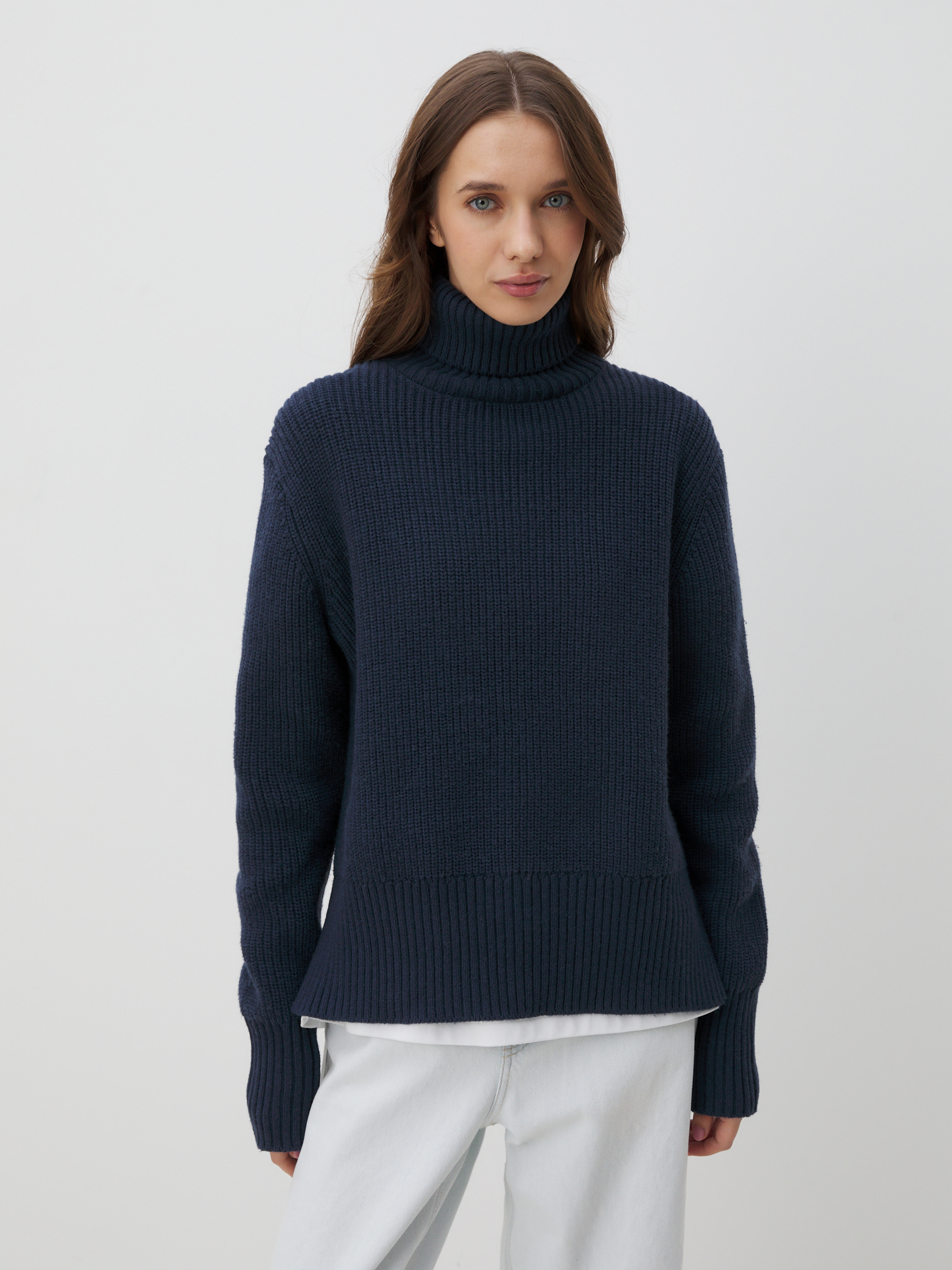 Женский свитер MAISON DAVID 4450941, темно-синий