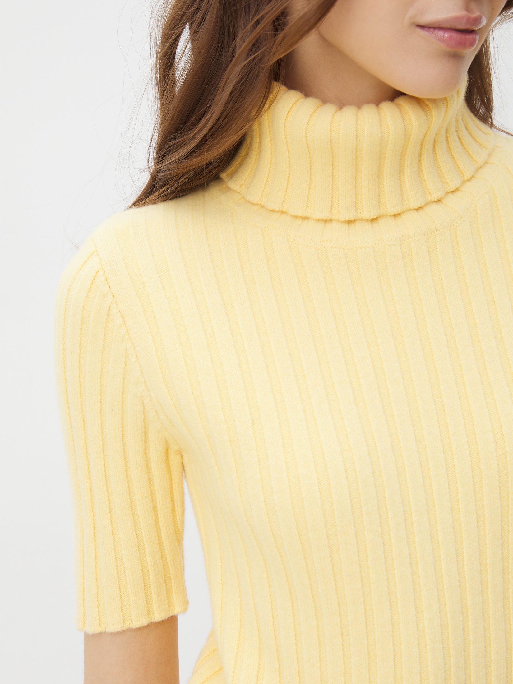 Женская водолазка MAISON DAVID 4450765, светло-желтый