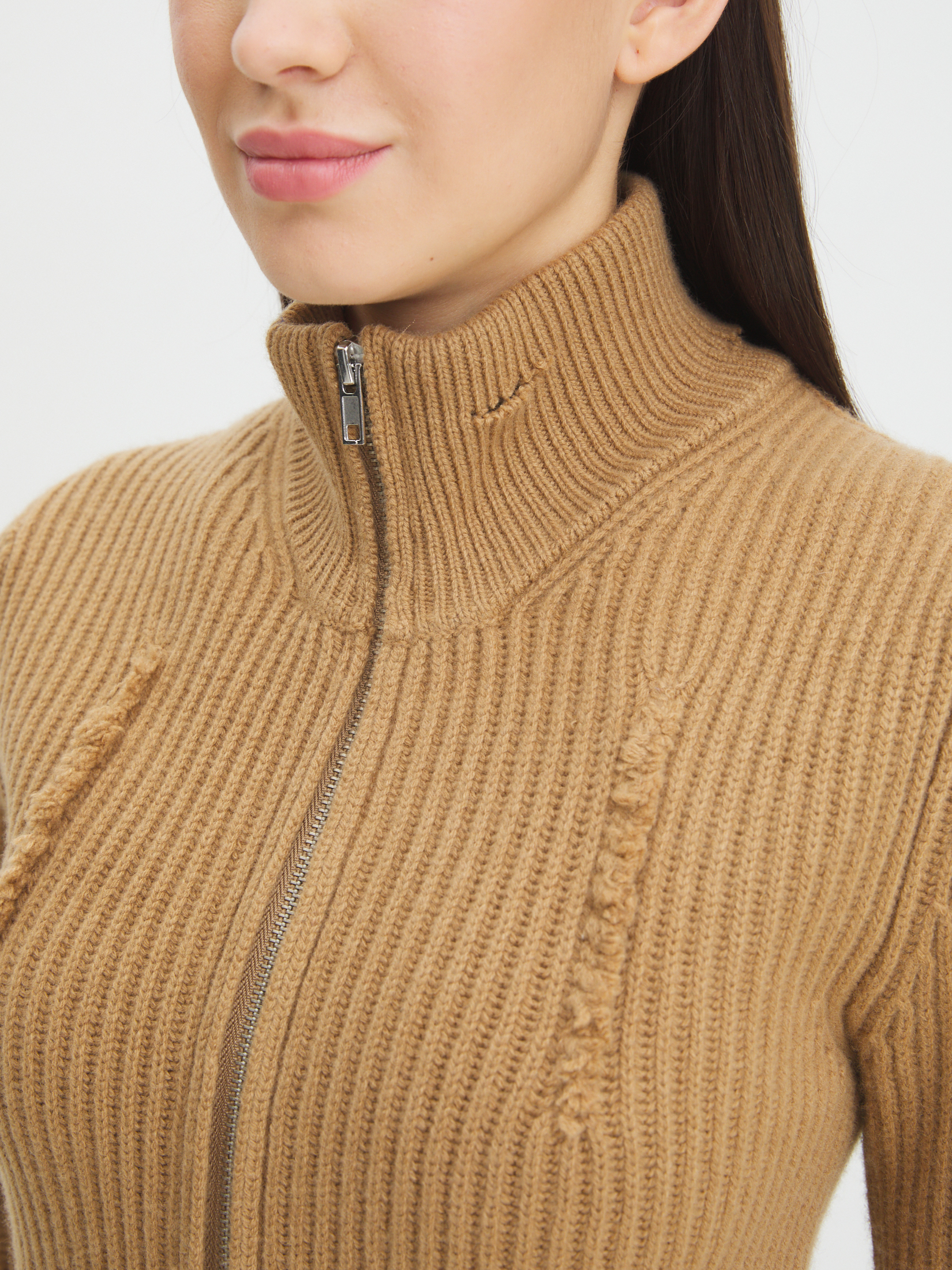 Женский кардиган MAISON DAVID 4351076, коричнево-бежевый