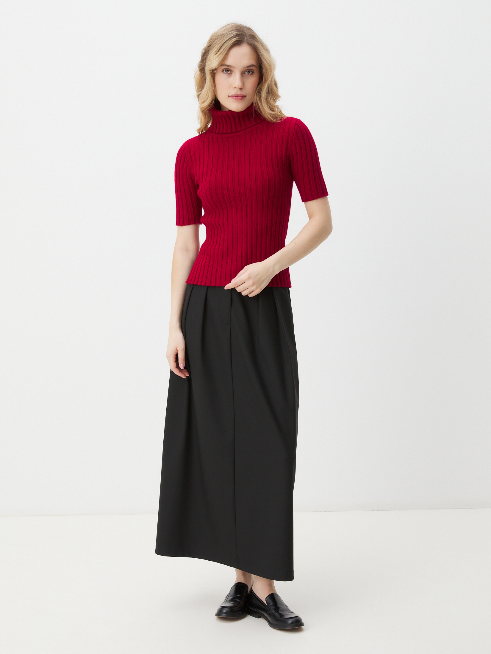 Женская водолазка MAISON DAVID 4450793, рубиновый