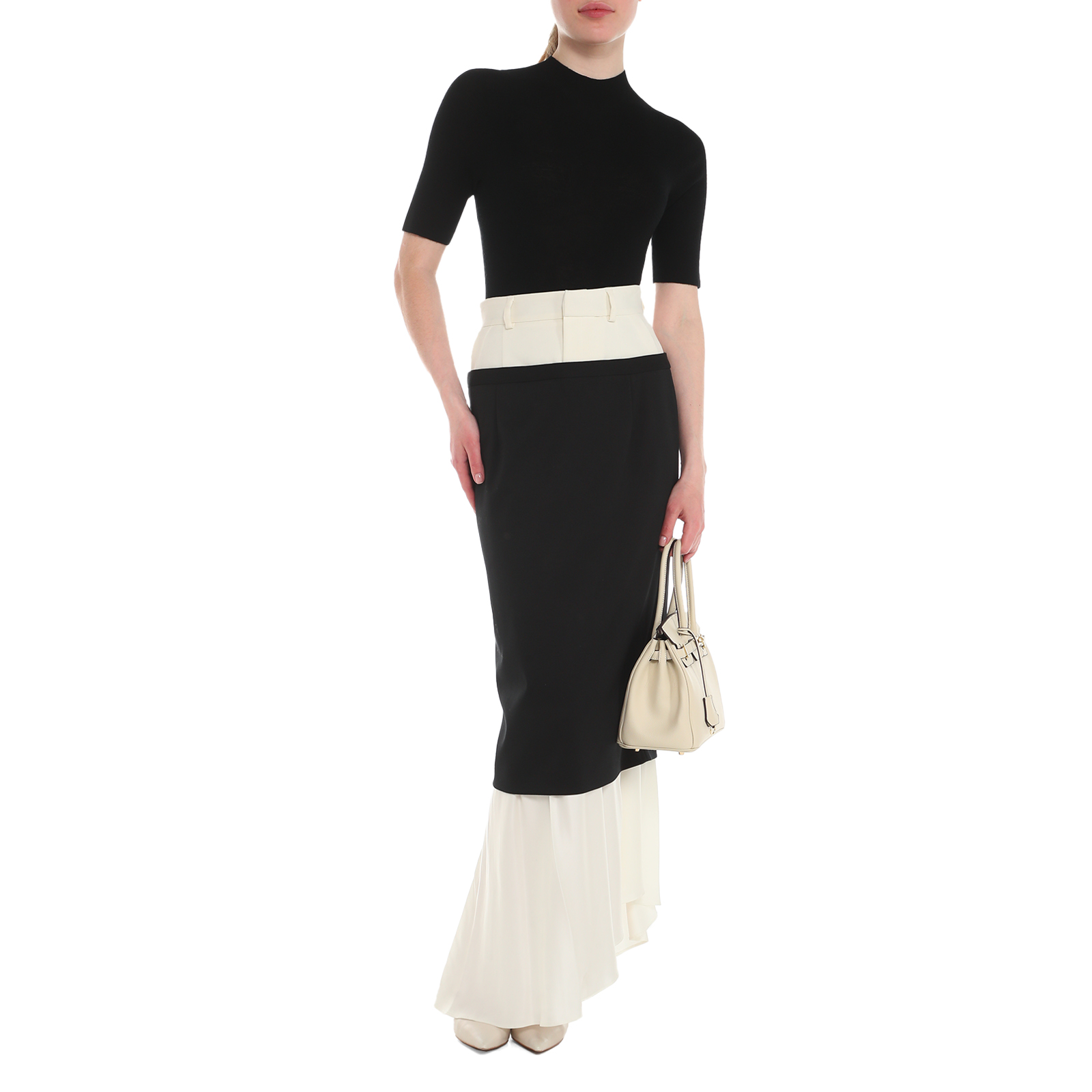 Женский бесшовный джемпер MAISON DAVID 4090176, черный