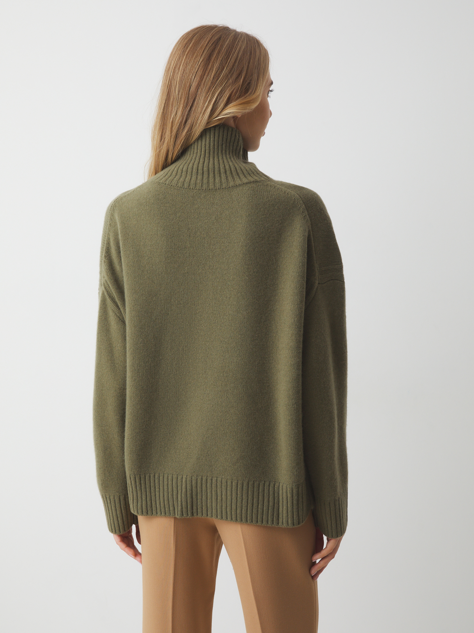 Женский свитер MAISON DAVID 4381738, коричневато-зеленый