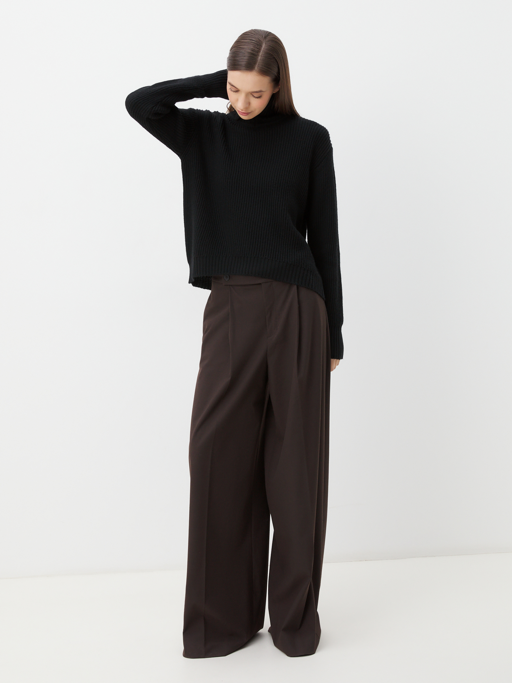 Женский свитер MAISON DAVID 4406483, черный