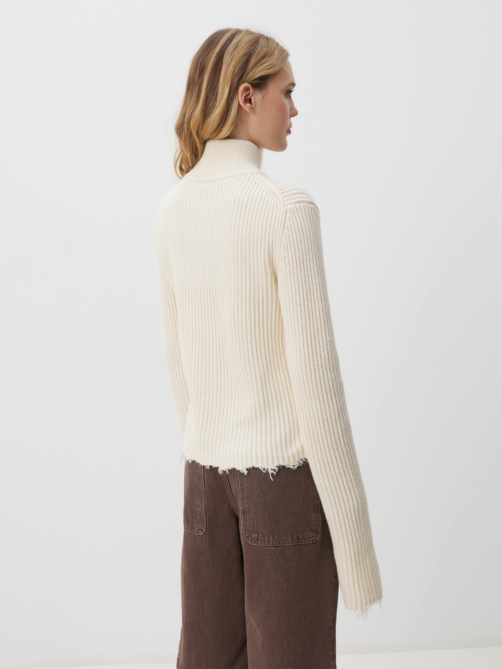 Женский кардиган MAISON DAVID 4449968, молочно-белый