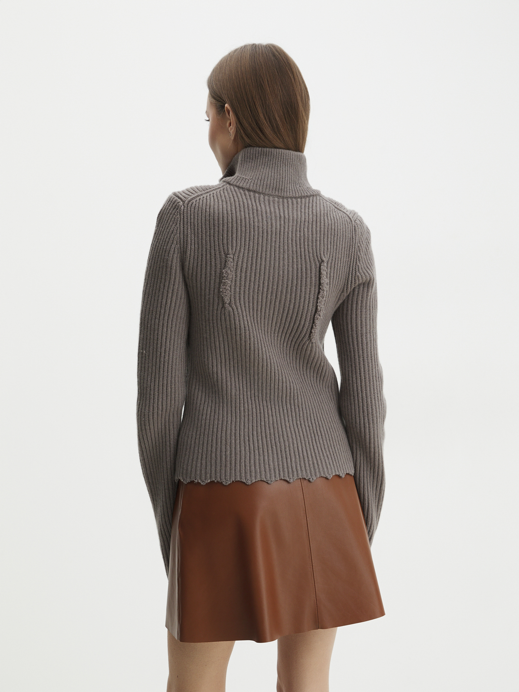 Женский кардиган MAISON DAVID 4351139, коричневато-серый