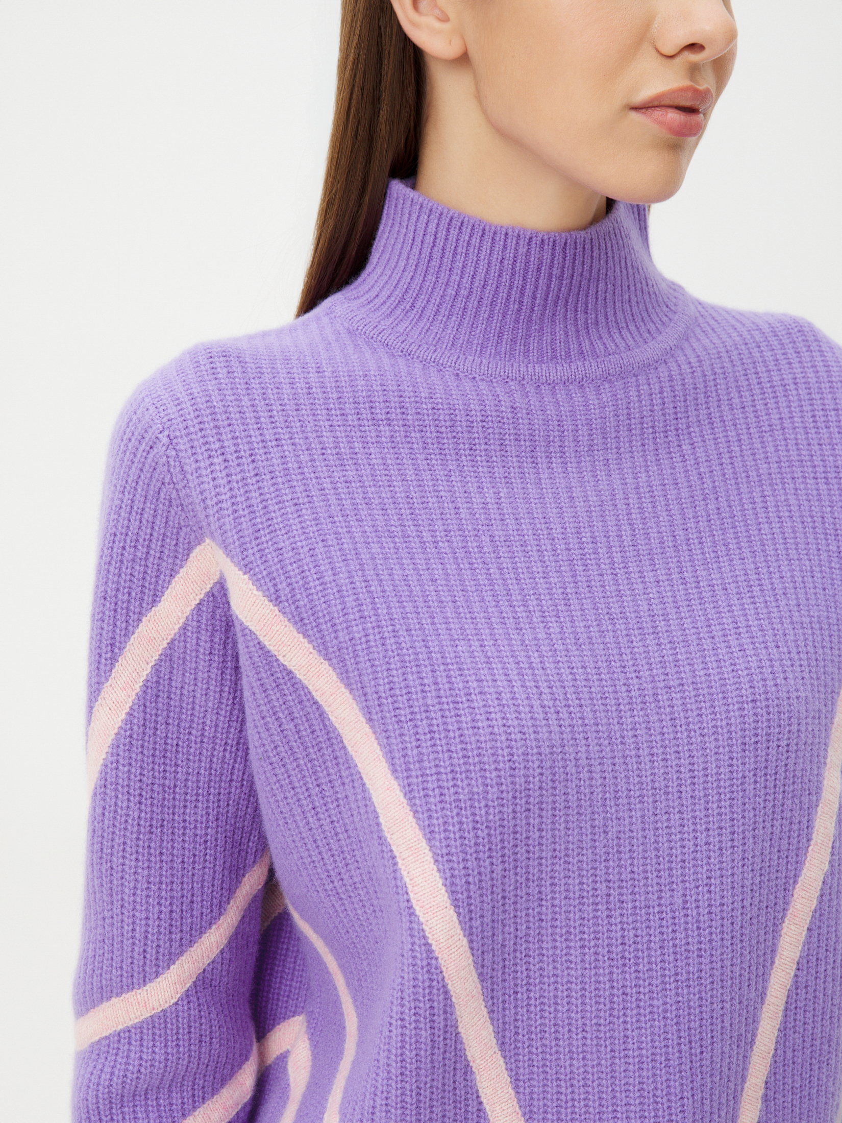 Женский свитер MAISON DAVID 3841785, фиолетовый