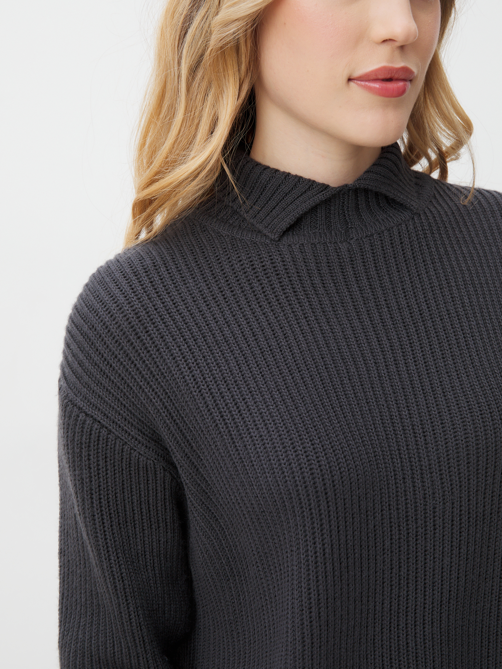 Женский свитер MAISON DAVID 4406553, темно-серый