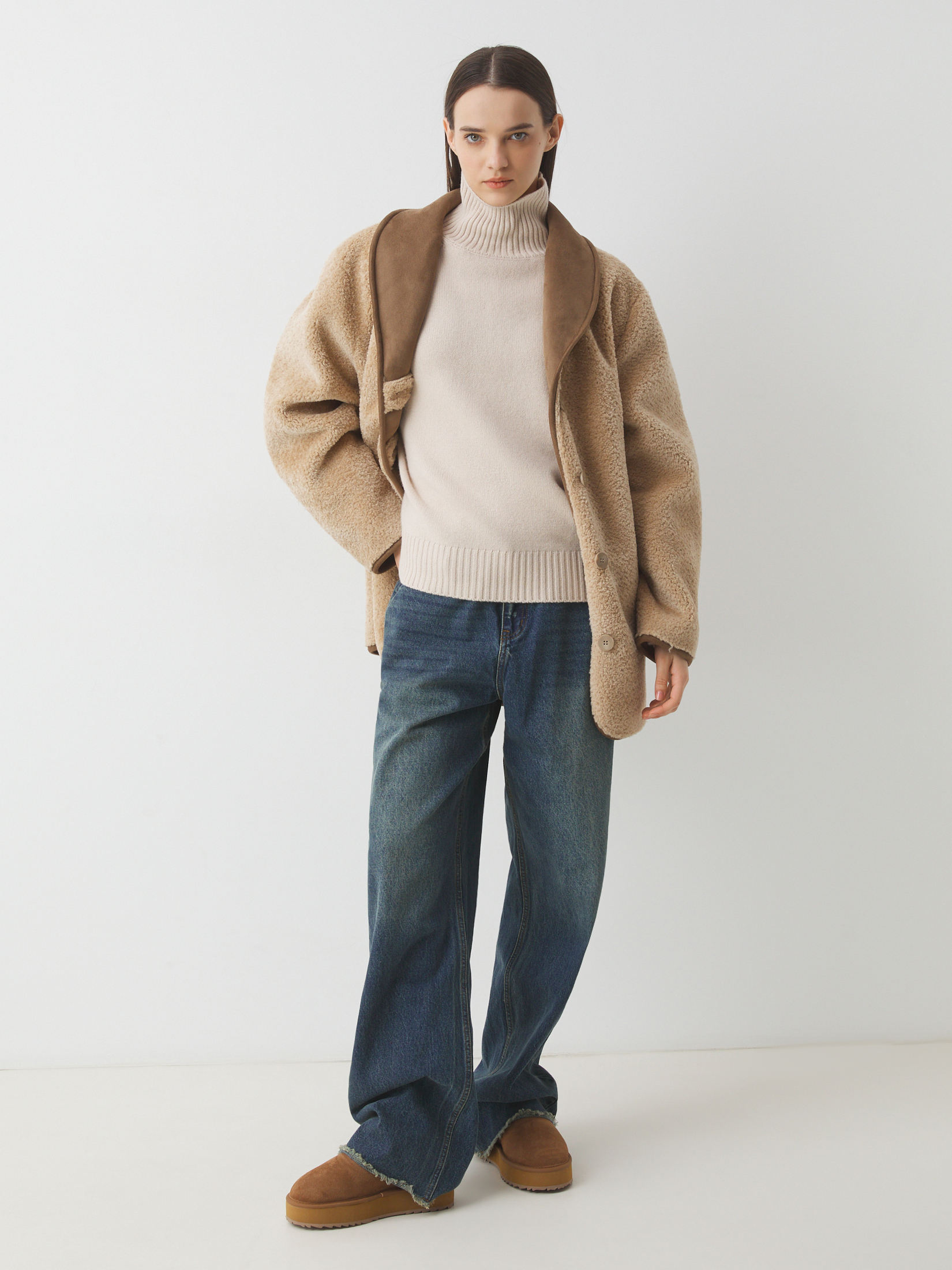 Женский свитер MAISON DAVID 4381803, молочно-бежевый