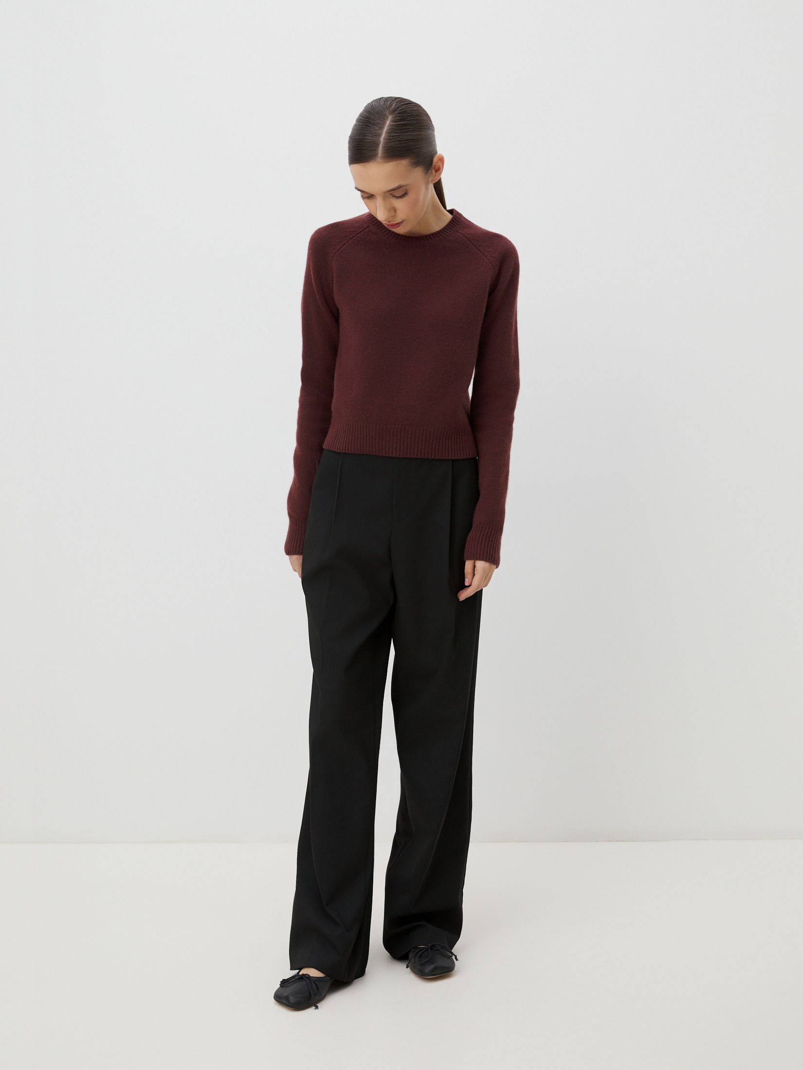 Женский джемпер MAISON DAVID 4406716, бордово-коричневый