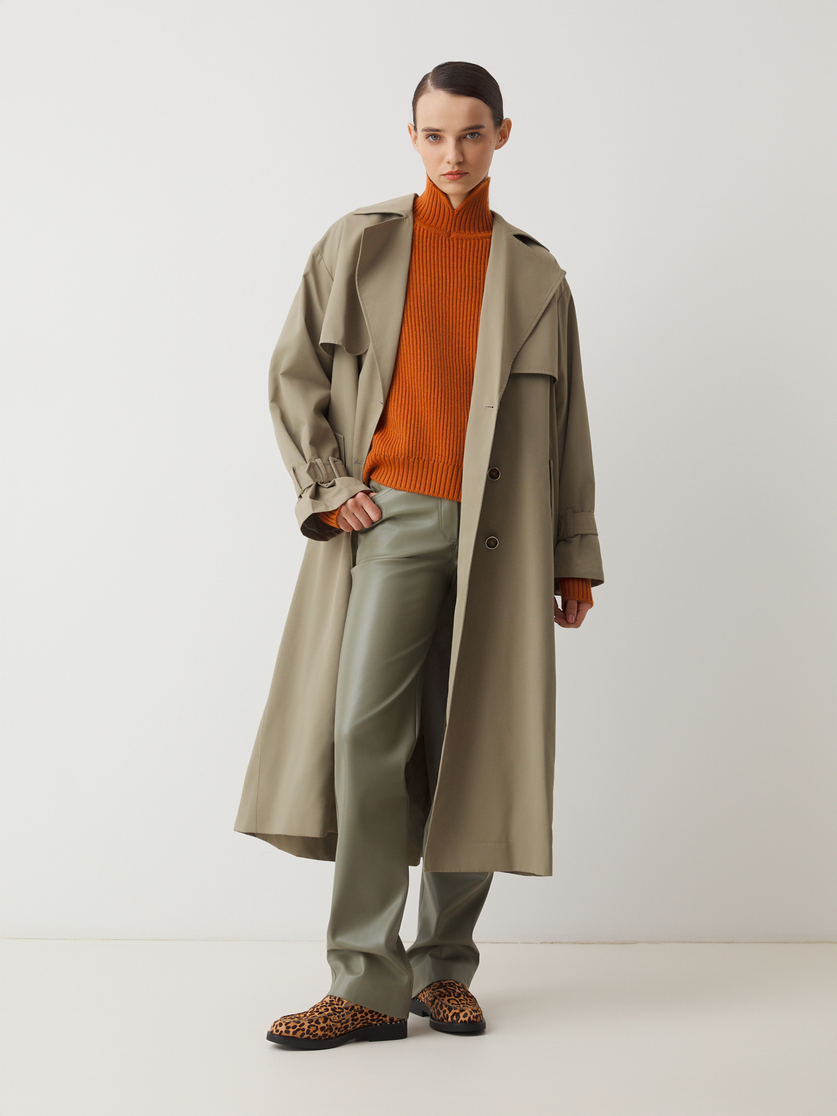 Женский свитер MAISON DAVID 4382053, темно-оранжевый