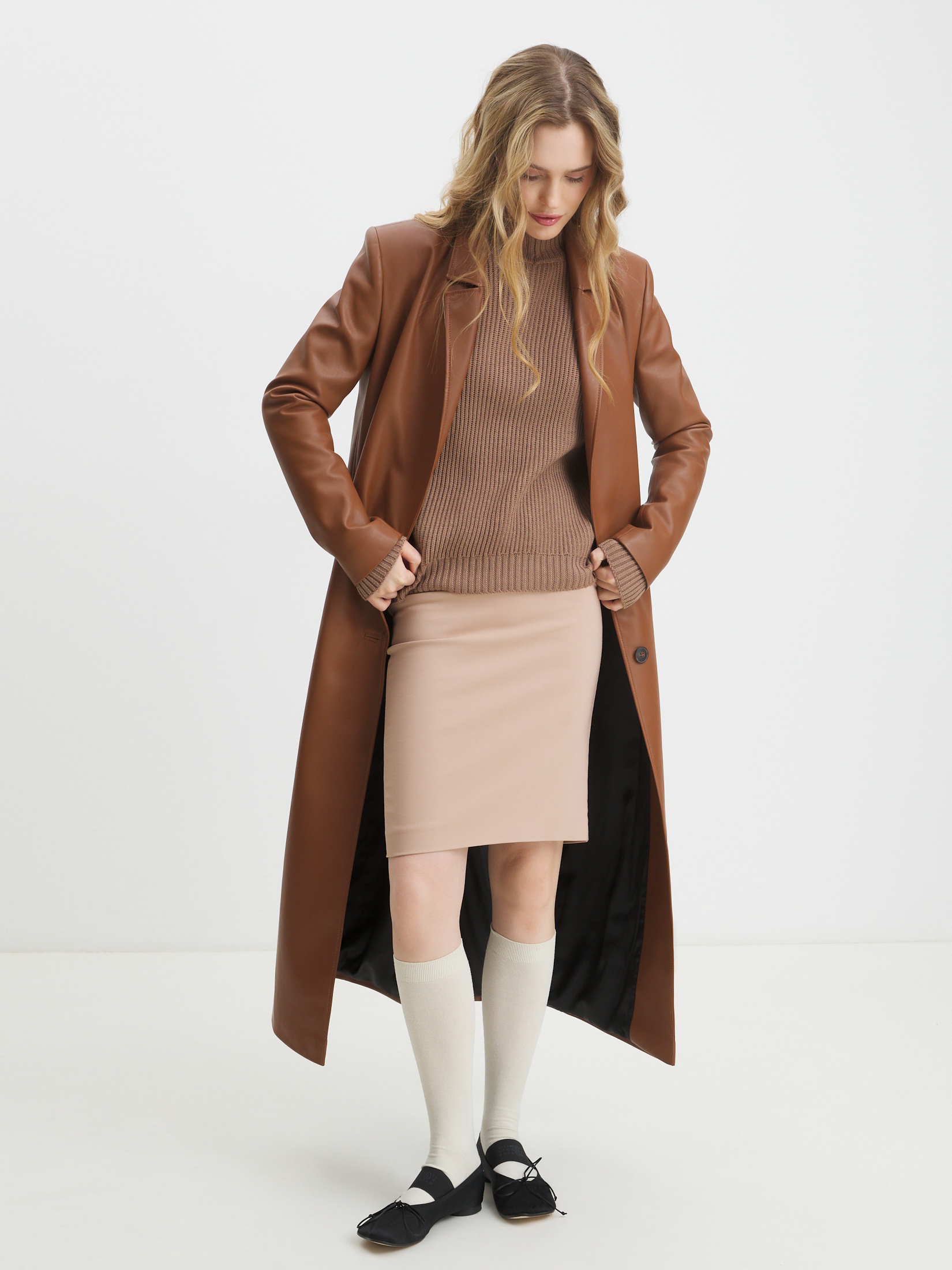 Женский свитер MAISON DAVID 4406504, серо-коричневый