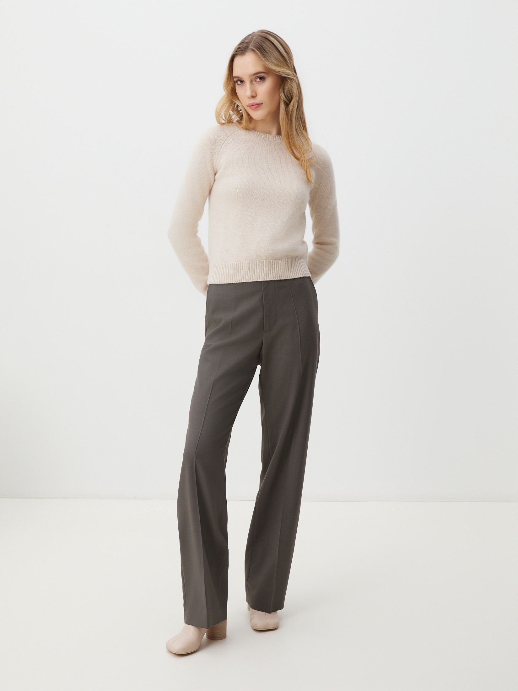 Женский джемпер MAISON DAVID 4406793, светло-бежевый