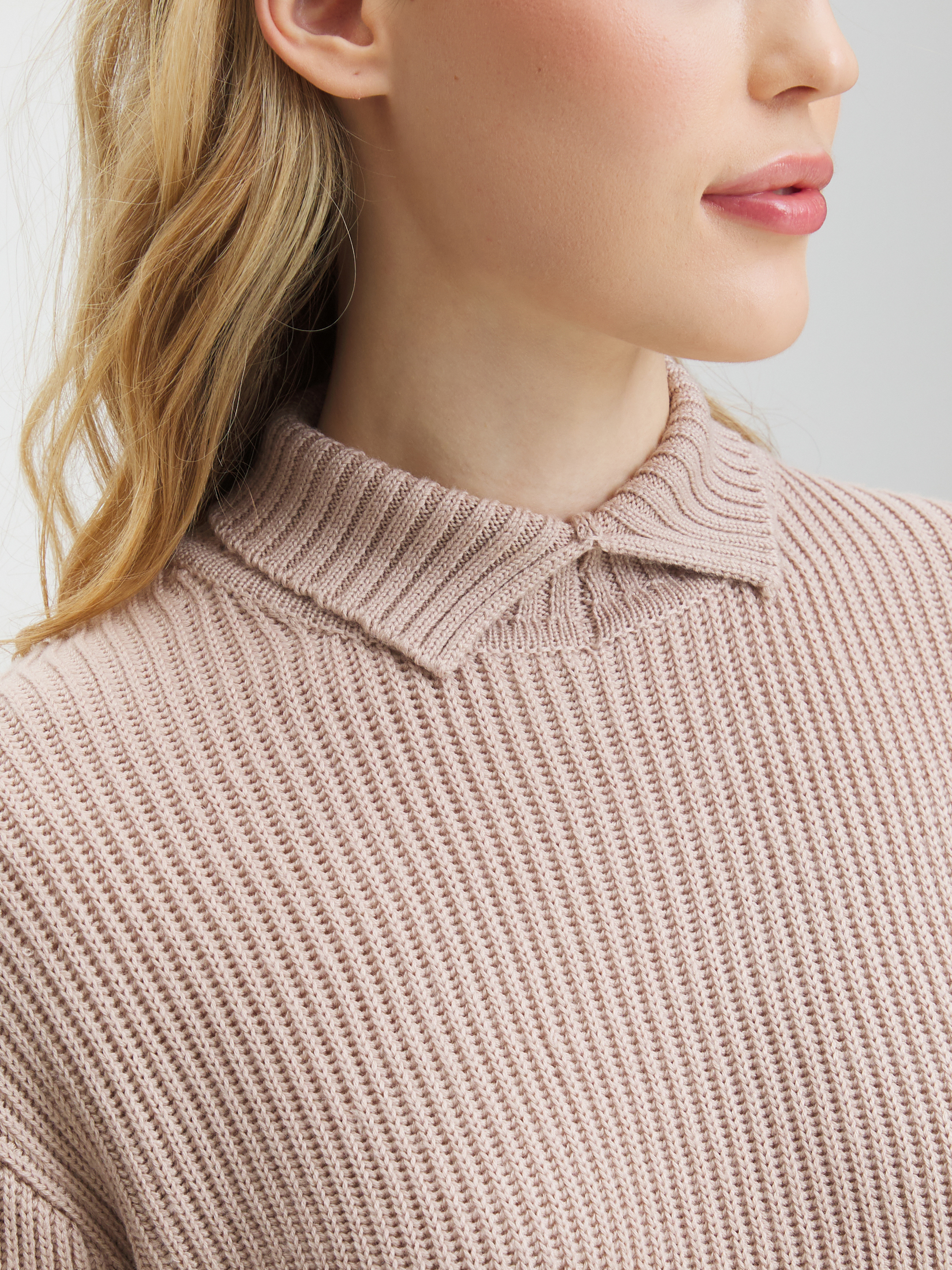 Женский свитер MAISON DAVID 4406497, розовато-бежевый