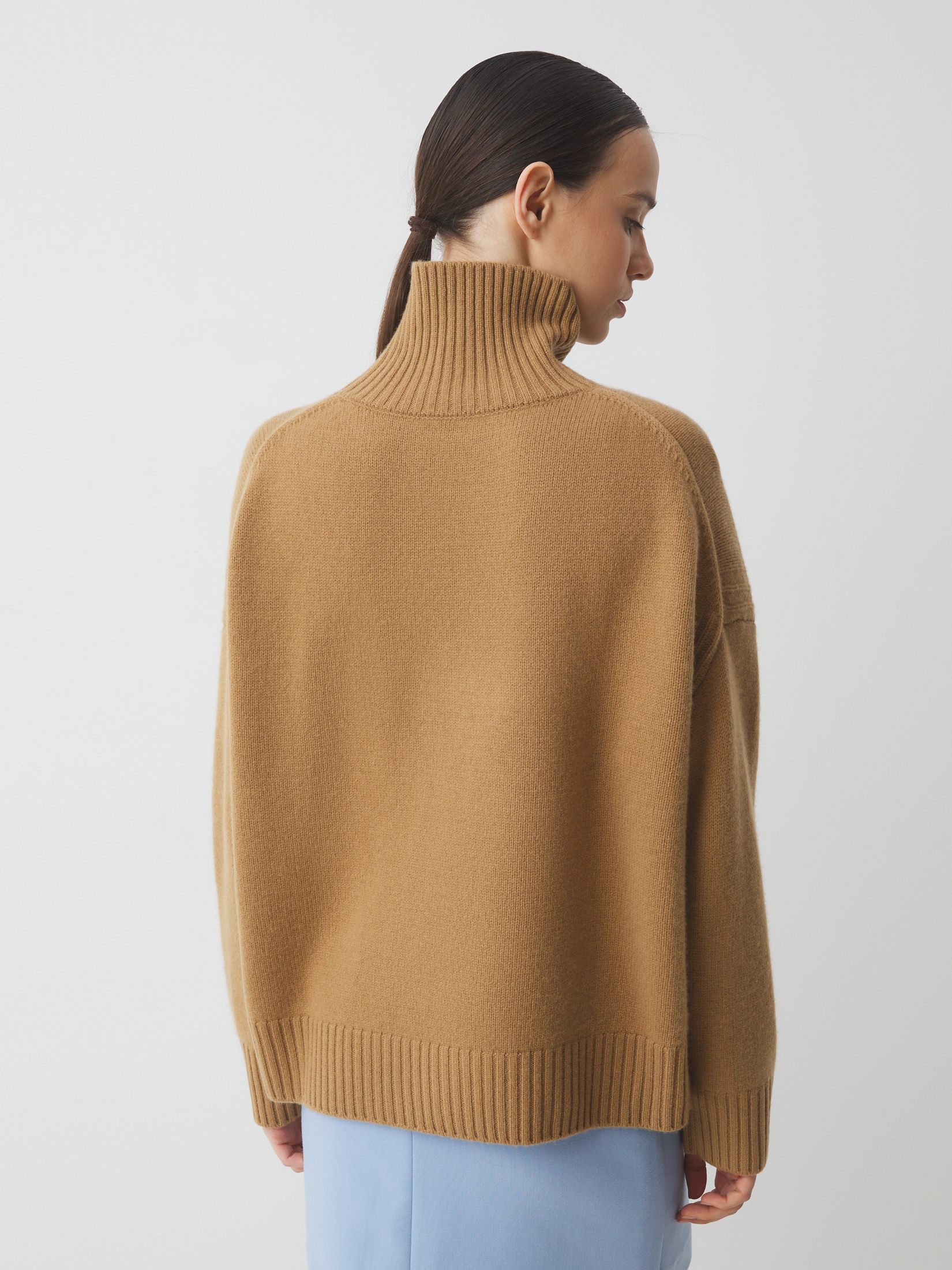 Женский свитер MAISON DAVID 4381783, бежево-коричневый