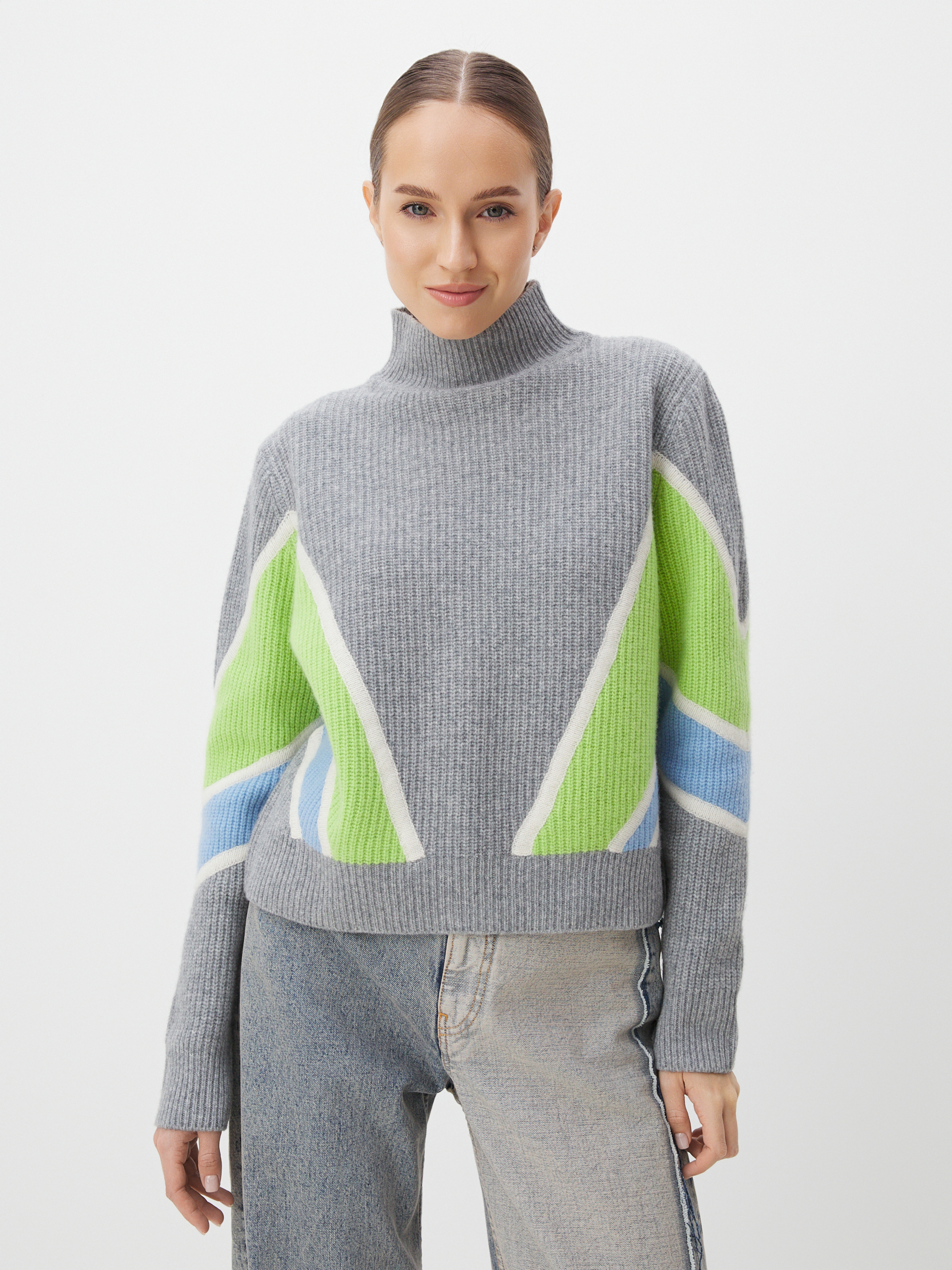 Женский свитер MAISON DAVID 3841770, серый