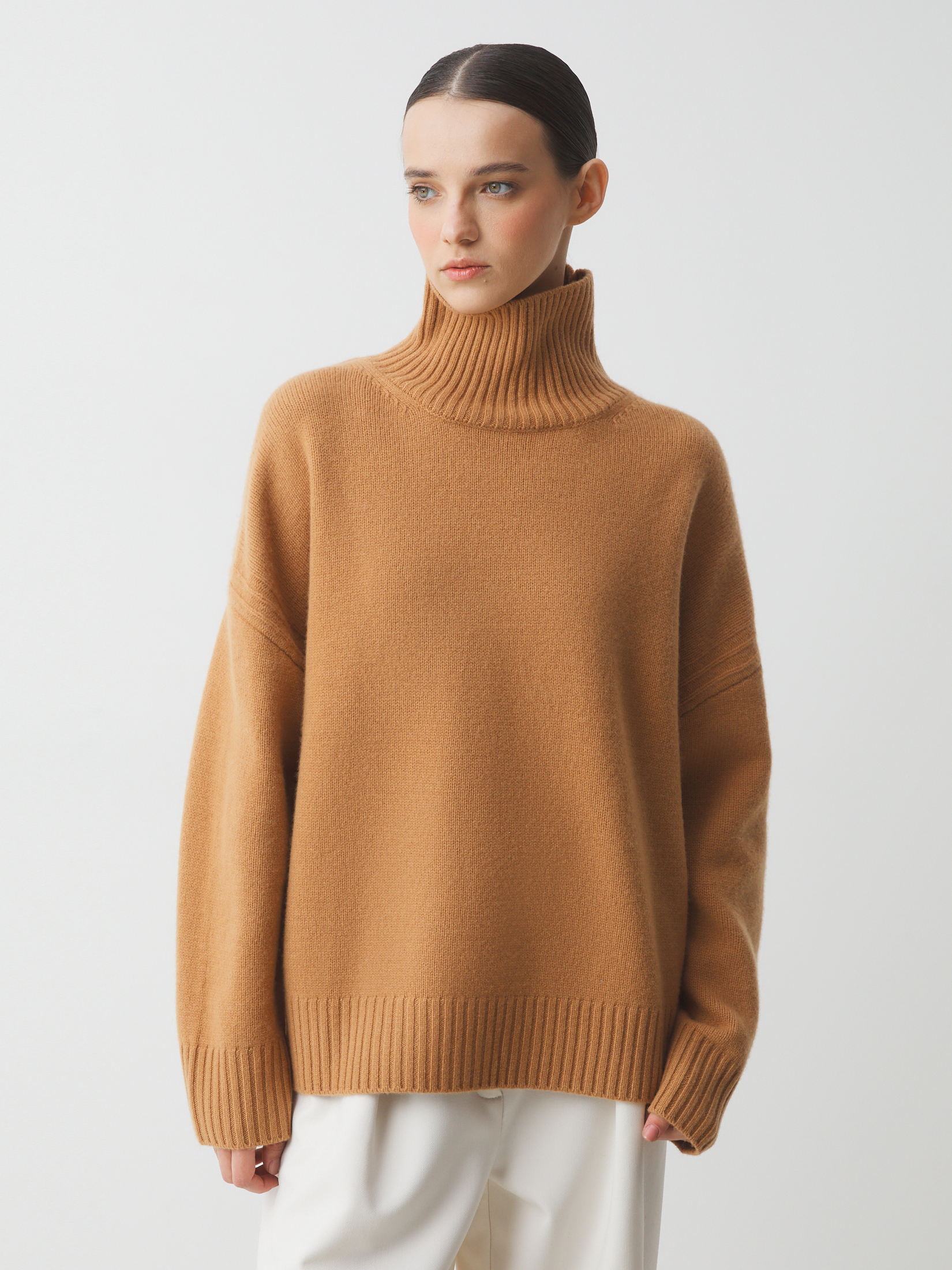 Женский свитер MAISON DAVID 4381798, светло-коричневый